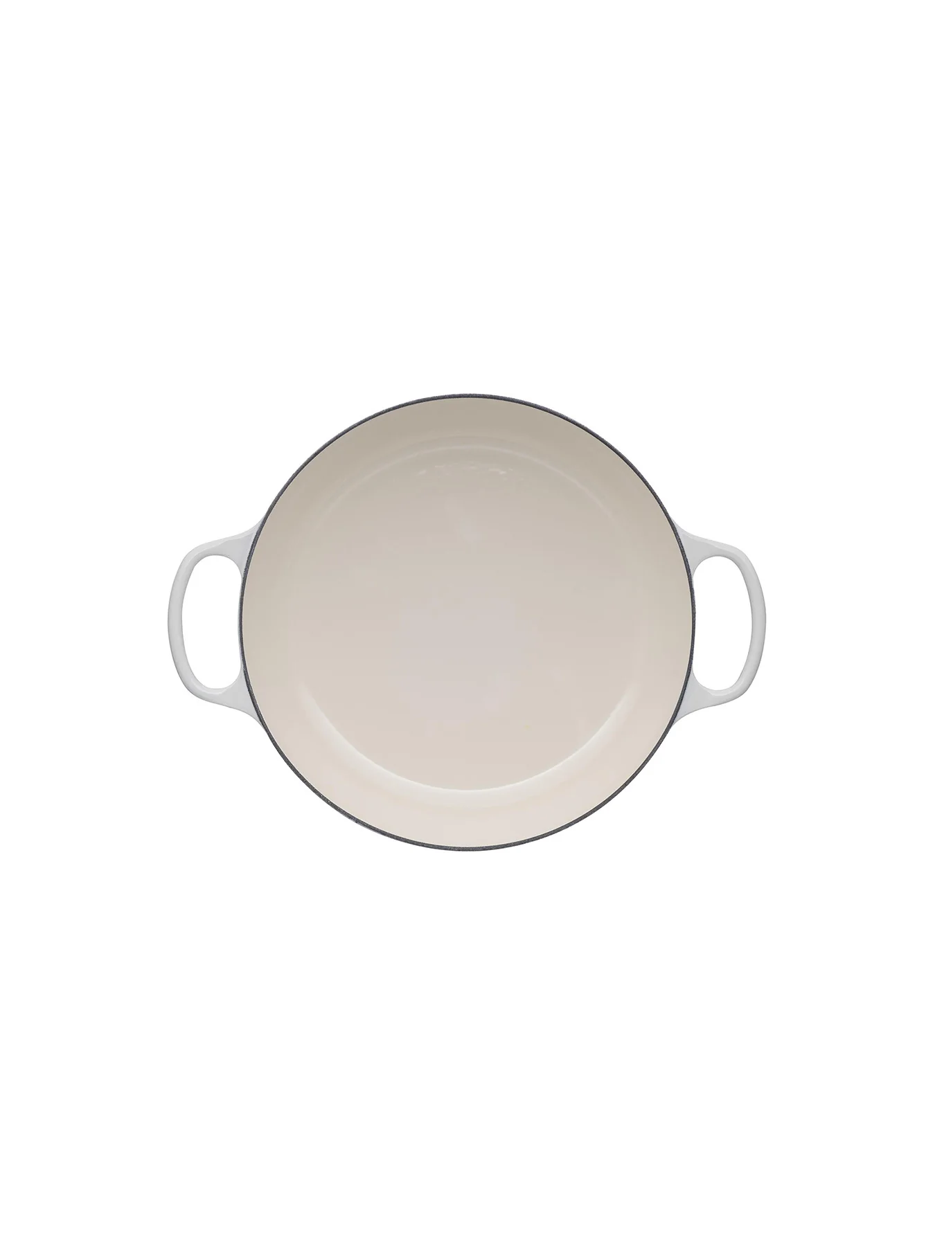 Cast Iron Shallow Casserole Meringue 30cm - Image 4