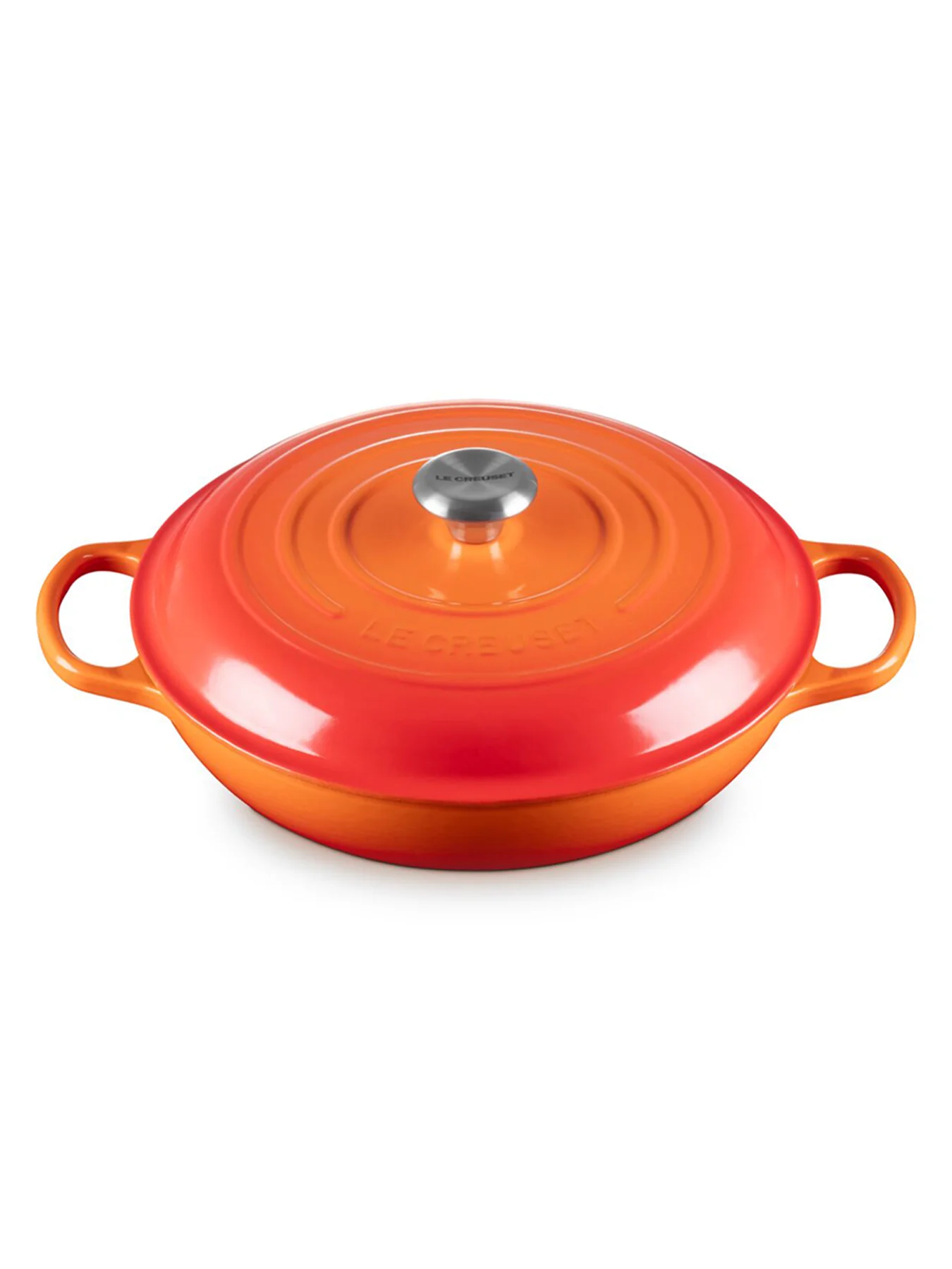 Cast Iron Shallow Casserole 30cm Volcanic - Image 2