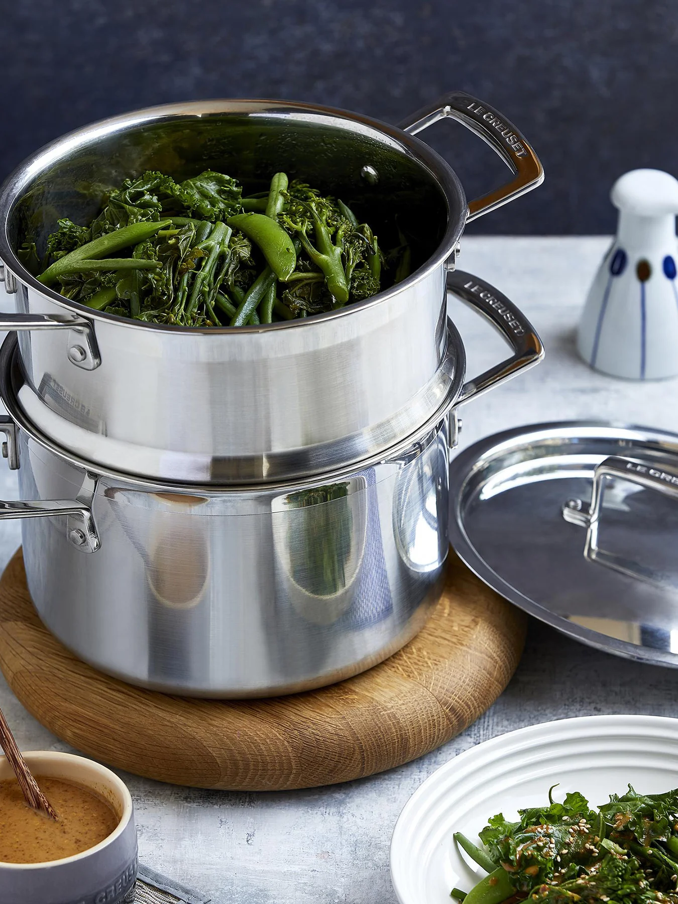 3-ply Stainless Steel Steamer Insert 20cm - Image 4