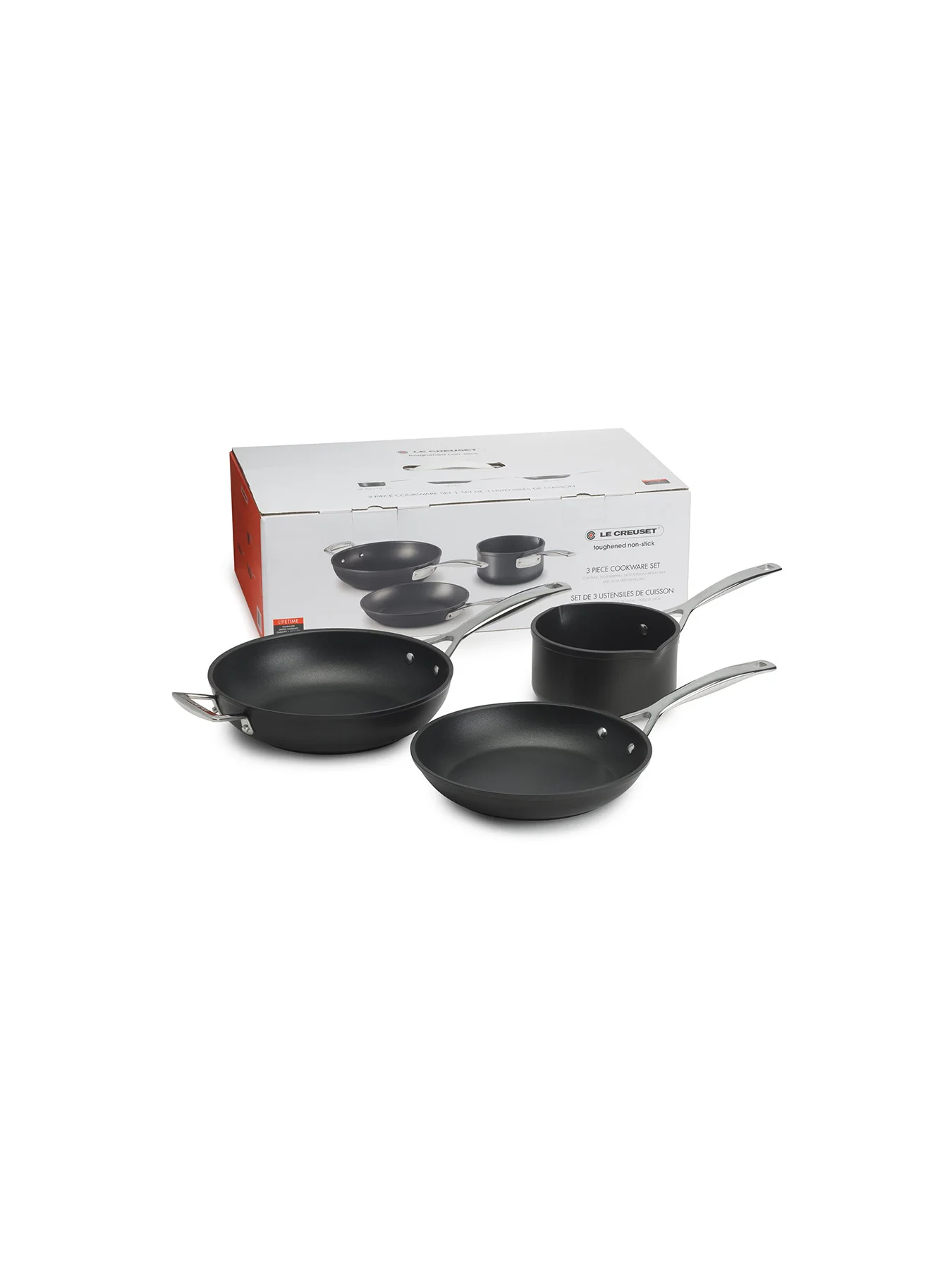 Toughened Non Stick 3 Piece Set - Image 5