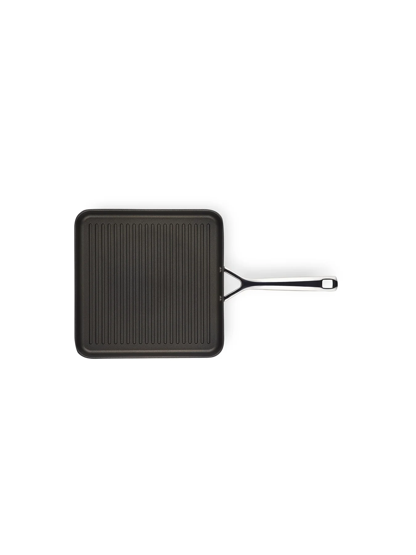 Toughened Non-Stick Ribbed Square Grill 28cm - Image 4