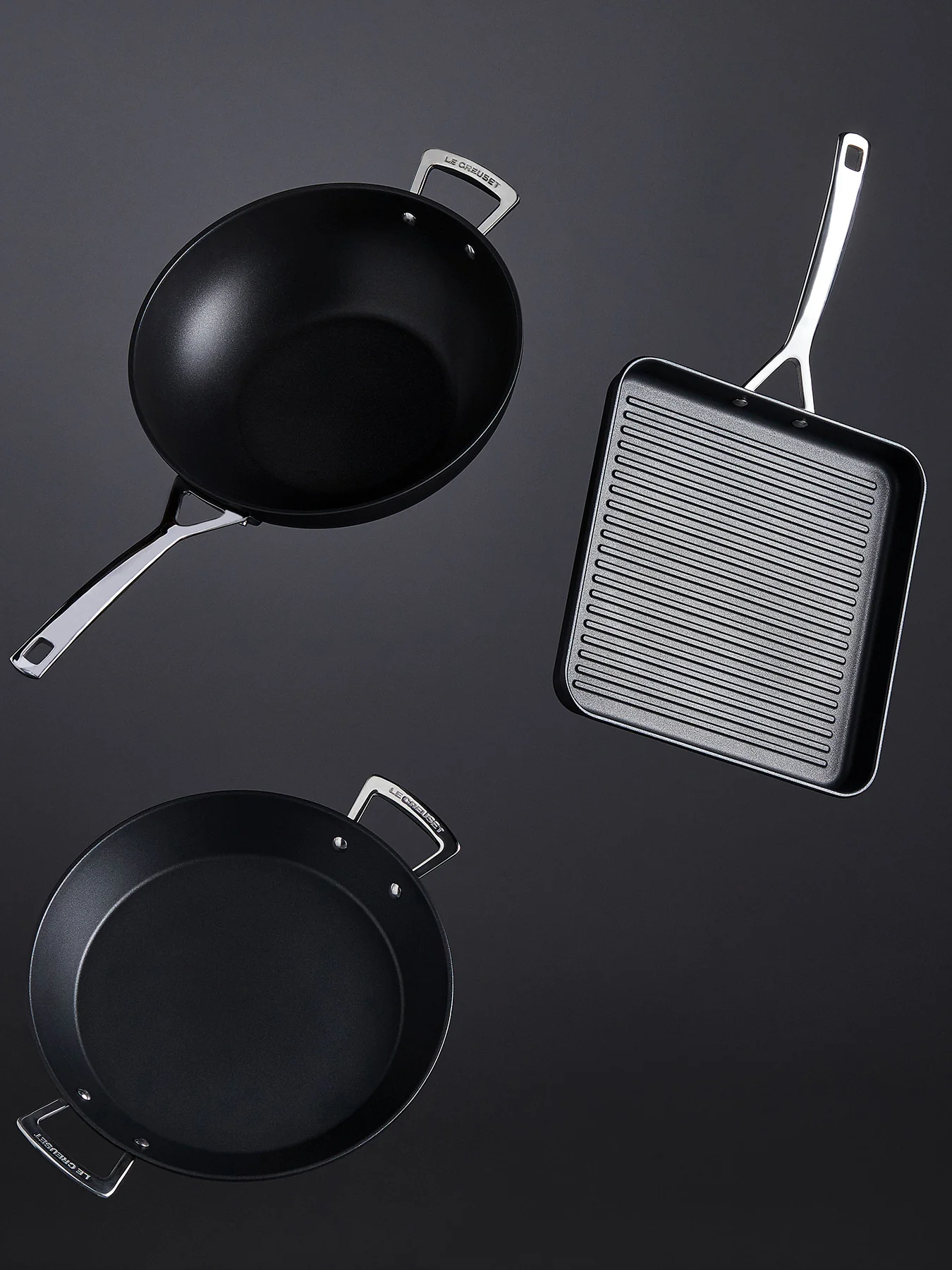 Toughened Non-Stick Ribbed Square Grill 28cm - Image 5