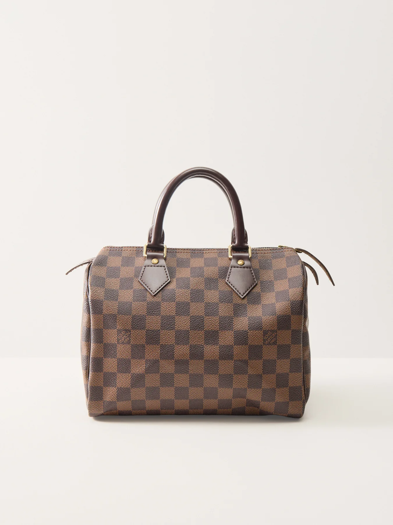 Vintage Louis Vuitton Speedy 25 Damier Ebene Brown - Image 3