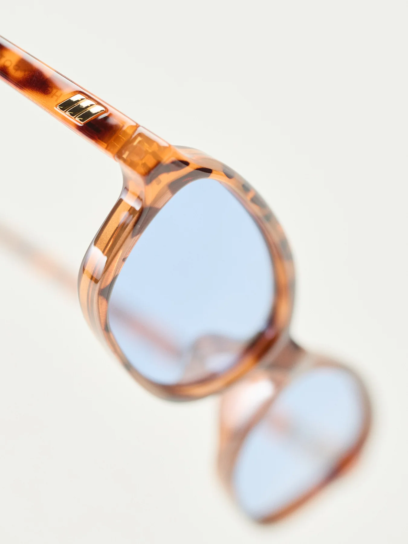 Tortoiseshell Honey Pot Sunglasses Brown - Image 3