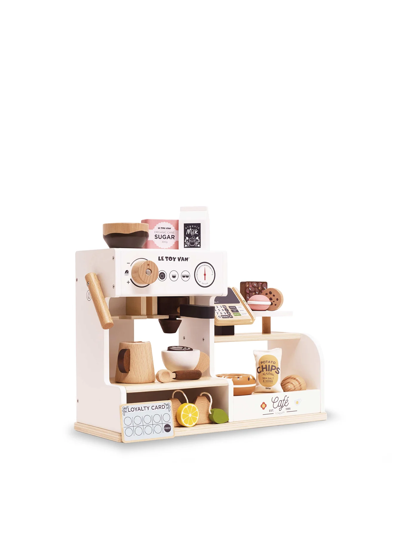 Wooden Barista Cafe Play Set