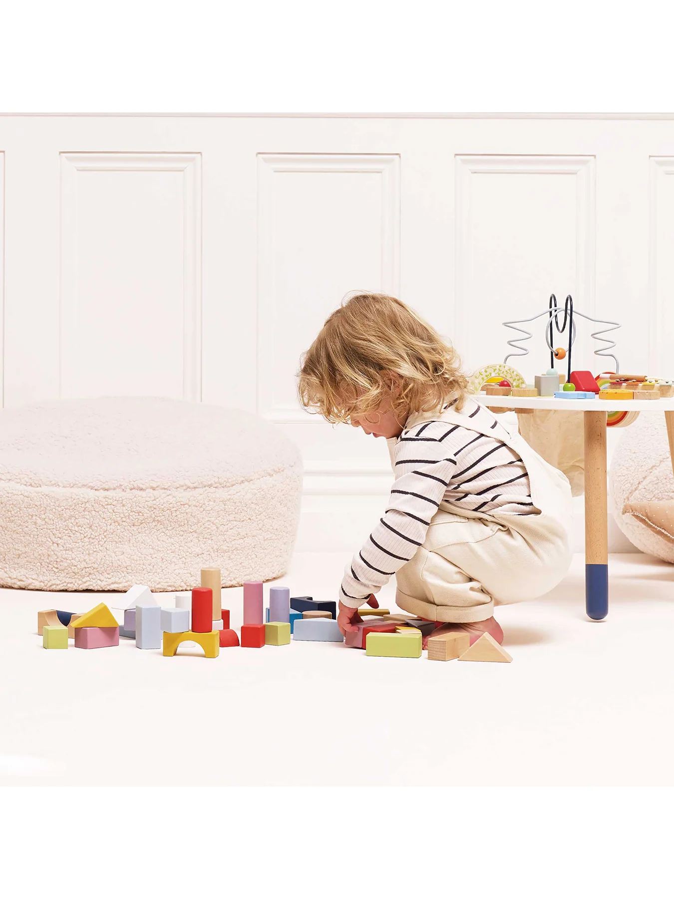 Wooden Colourful Building Blocks - Image 2