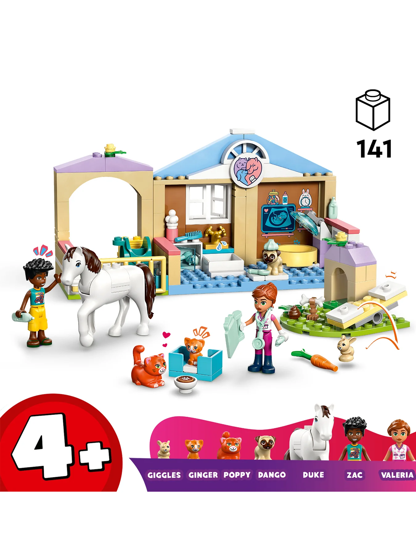 Friends Animal Vet Clinic Set 42696 - Image 3