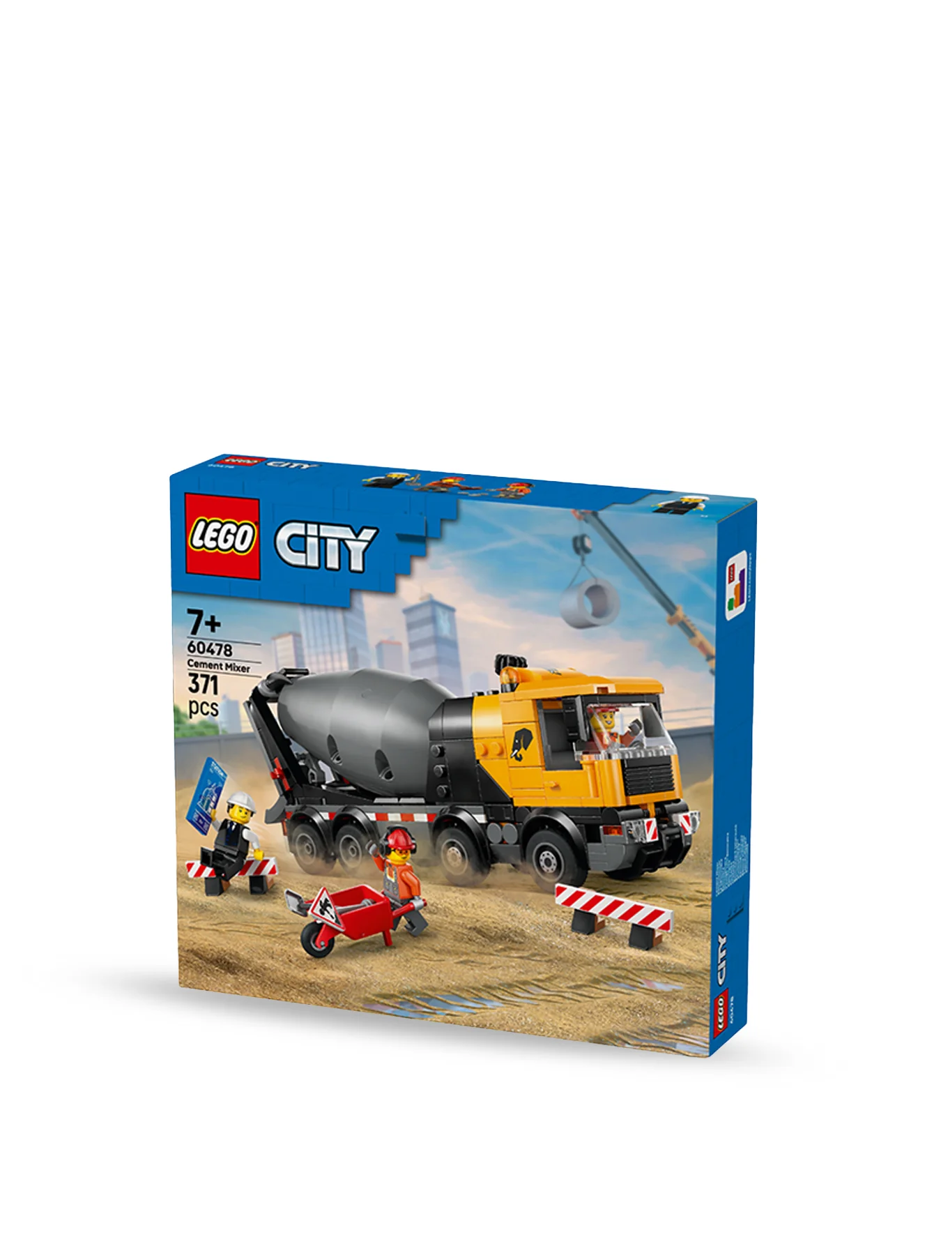 City Cement Mixer Vehicle Set 60478