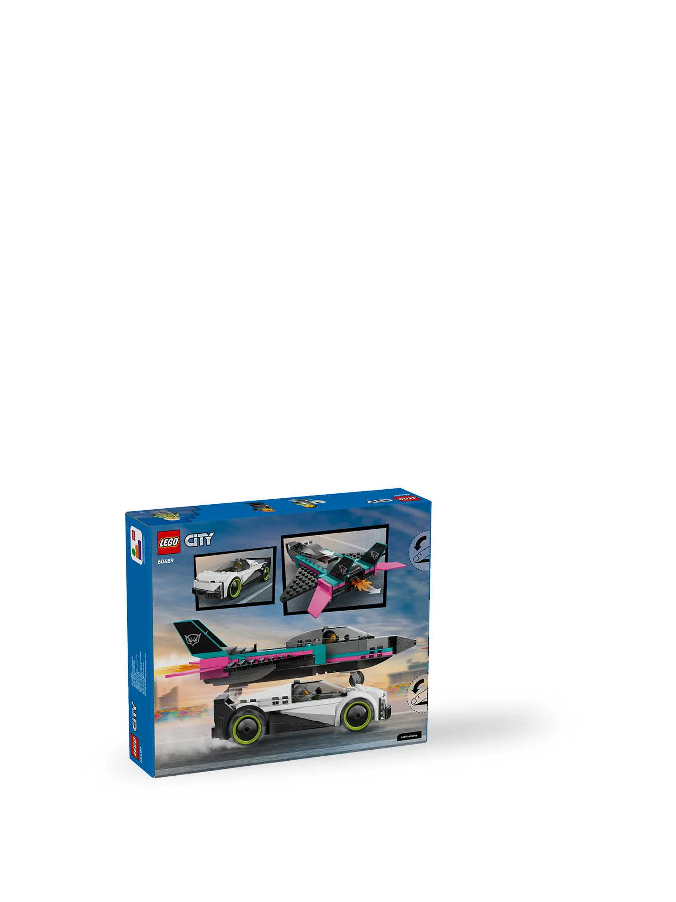 City Jet vs Car Playset 60489