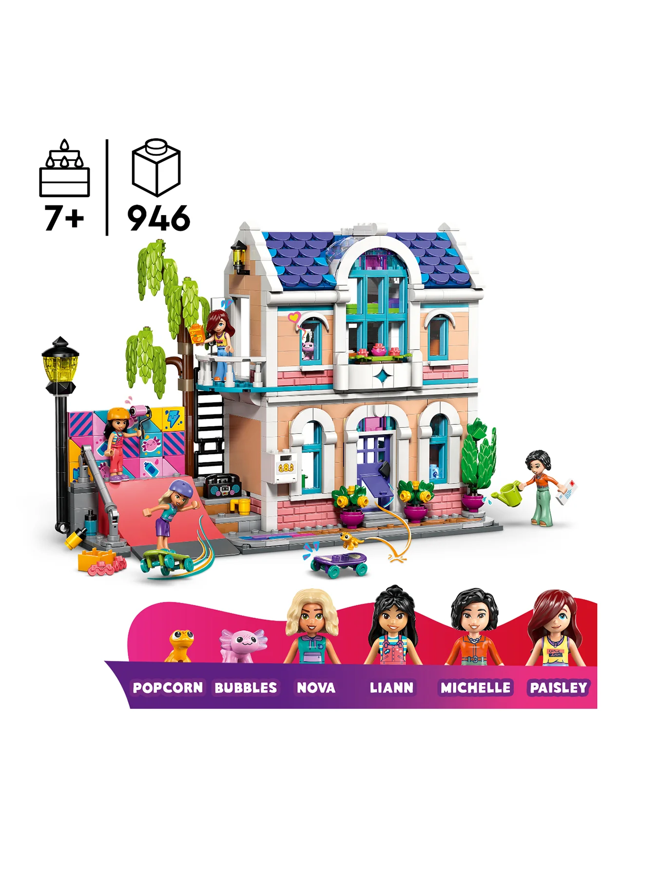 Friends Liann’s Family House Building Set 42687 - Image 2