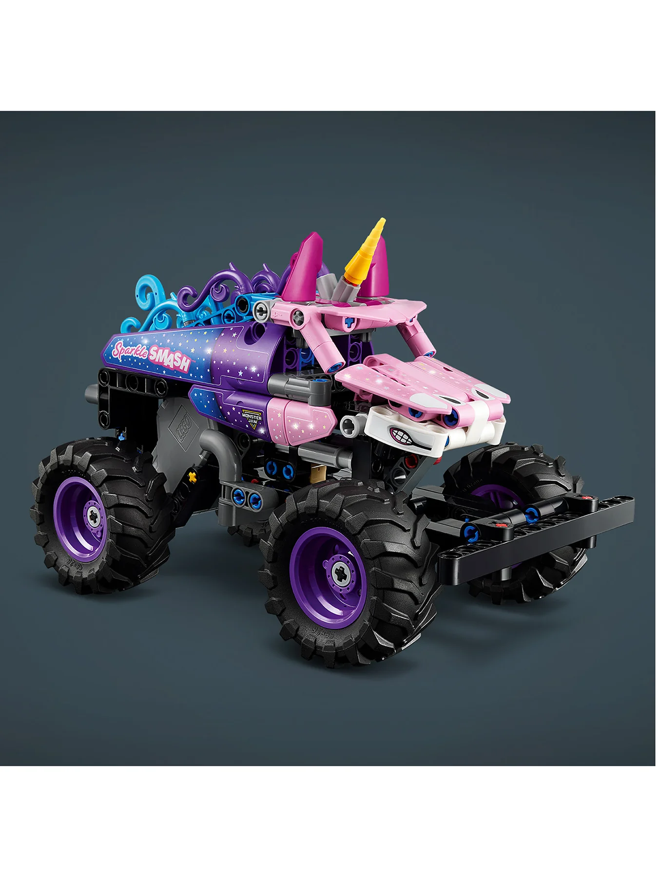 Technic Monster Jam Sparkle Smash Pull Back Truck 42220 - Image 3