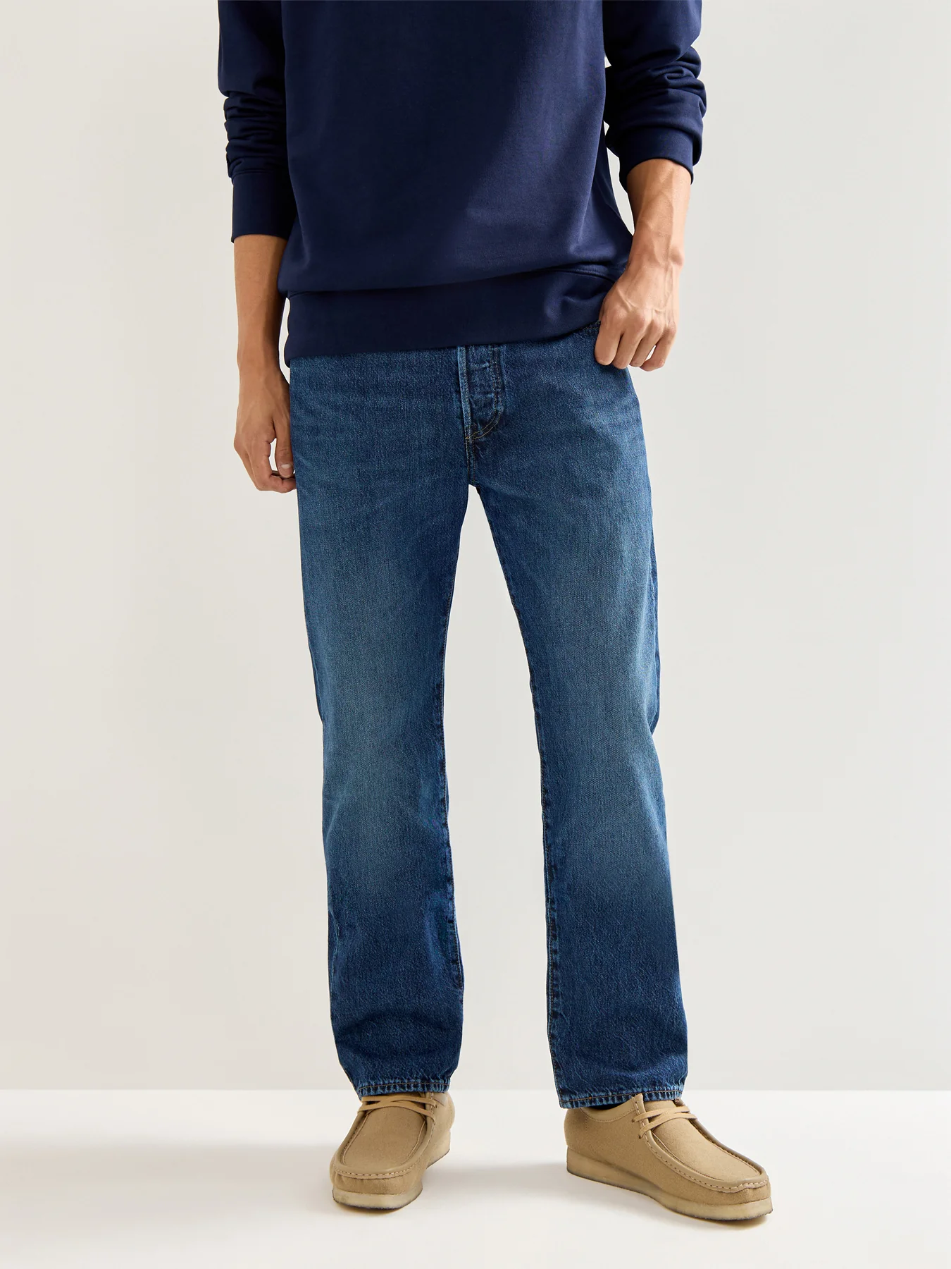 Men's 501 Levi Original Jeans Blue - Image 4
