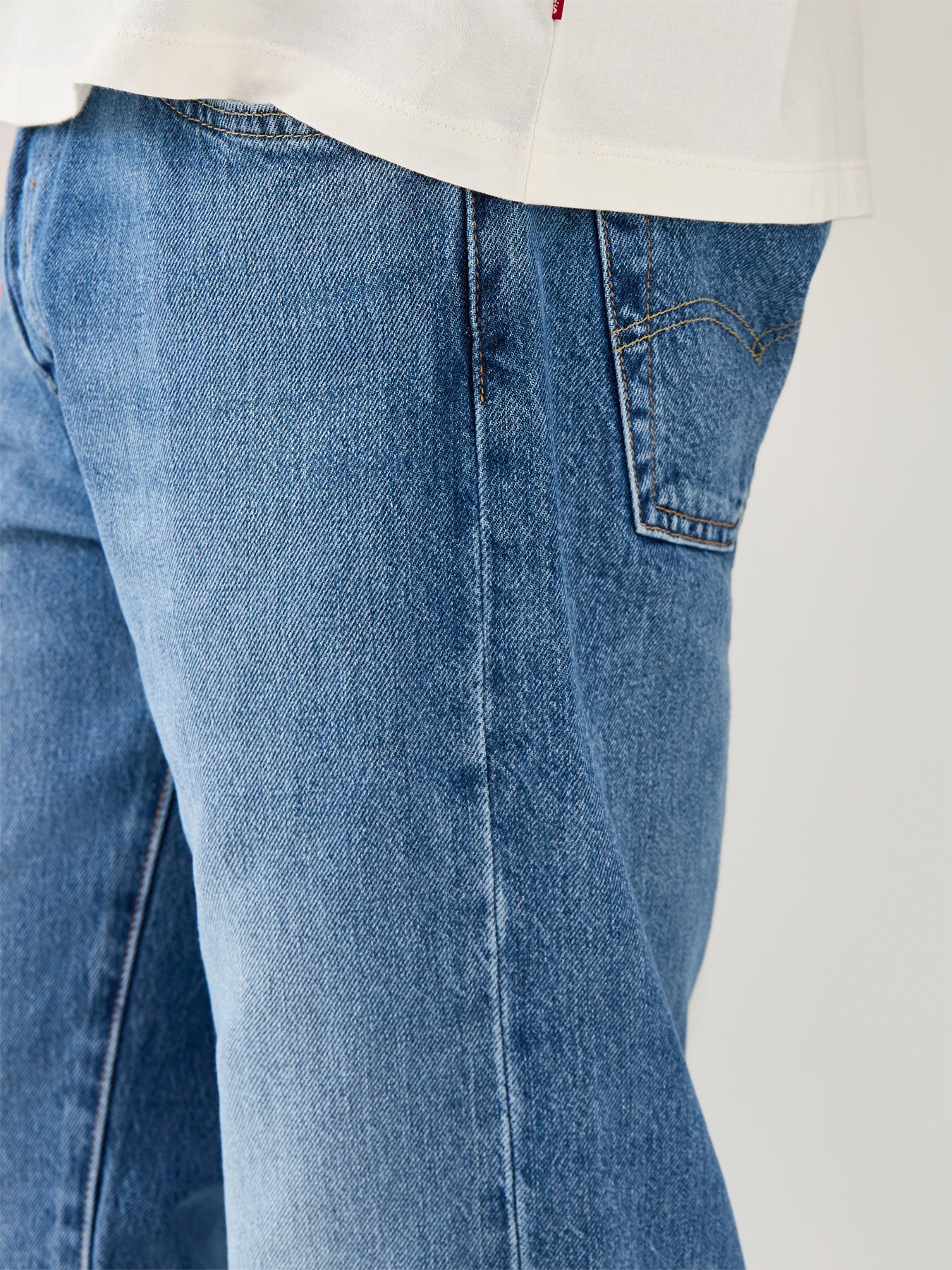 Men's 501 Levi Original Blue Jeans - Image 3