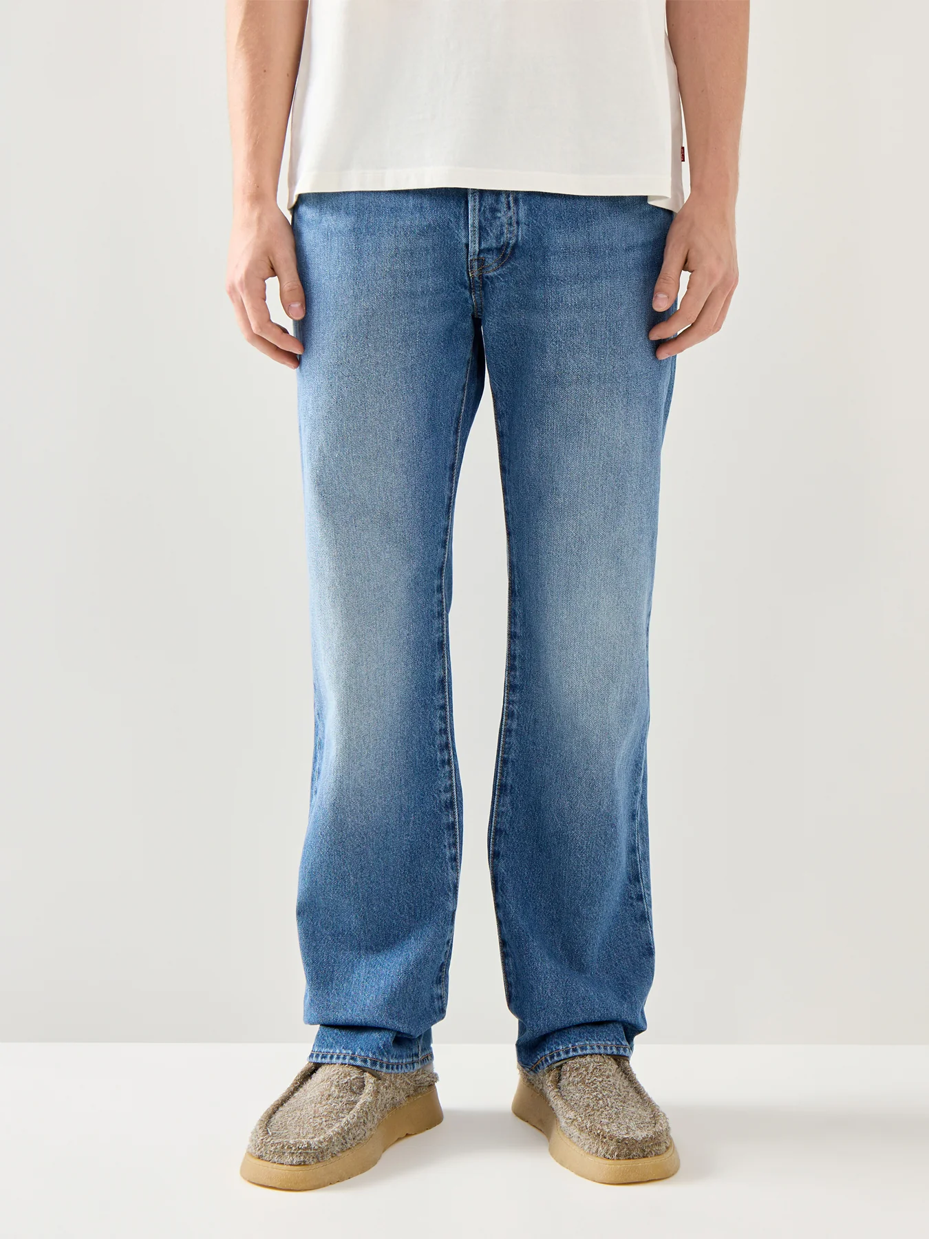 Men's 501 Levi Original Blue Jeans - Image 4