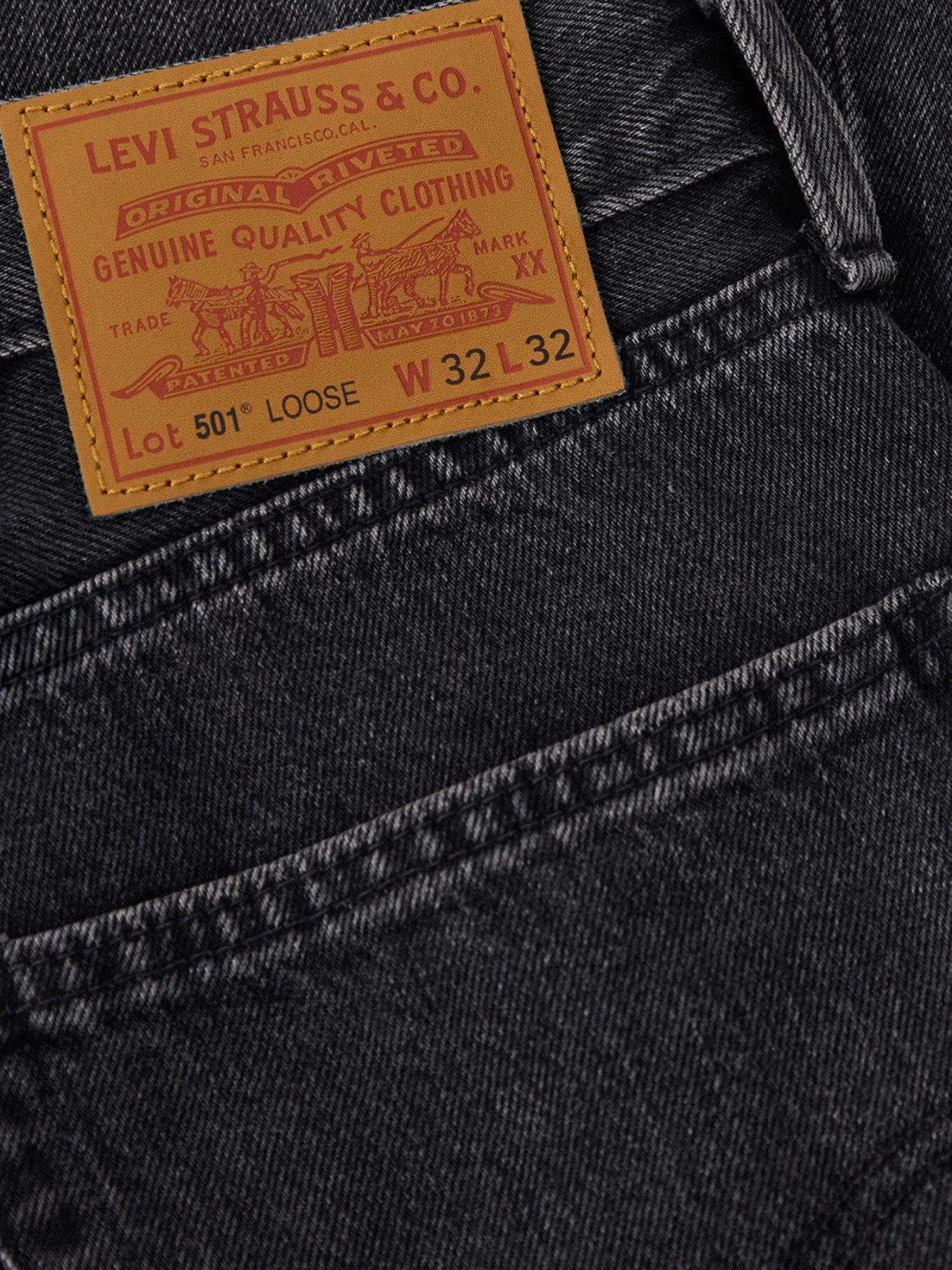 501 Loose Fit Jeans Black - Image 3