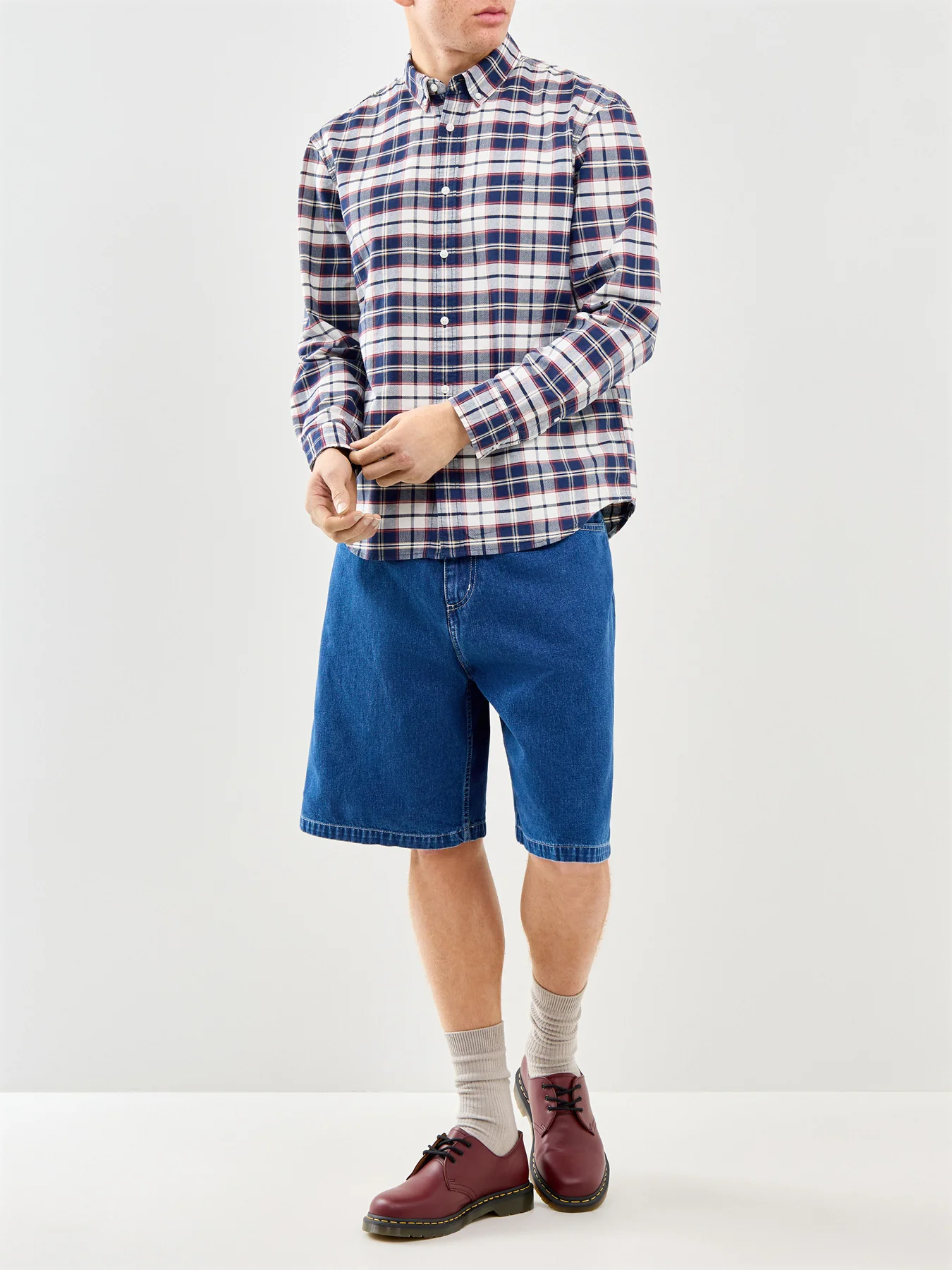 Authentic Button Down Shirt Blue - Image 2