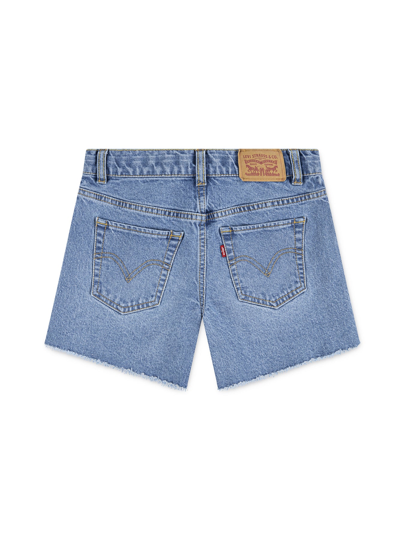 Kids’ A-Line Denim Shorts Blue - Image 2