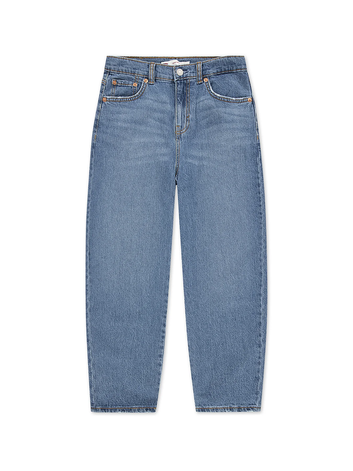 Kids' Baggy Barrel Jeans Blue
