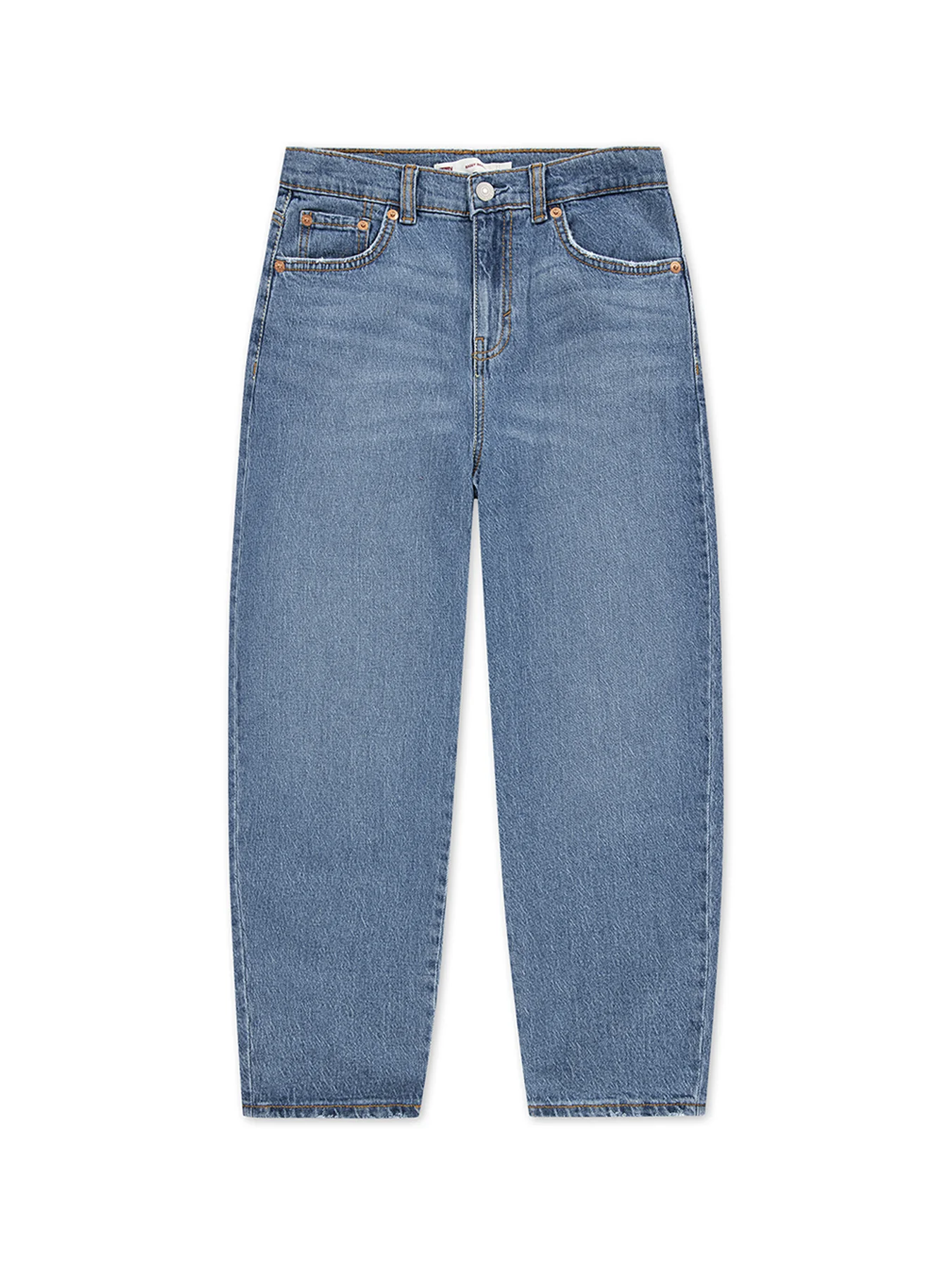 Kids' Baggy Barrel Jeans Blue