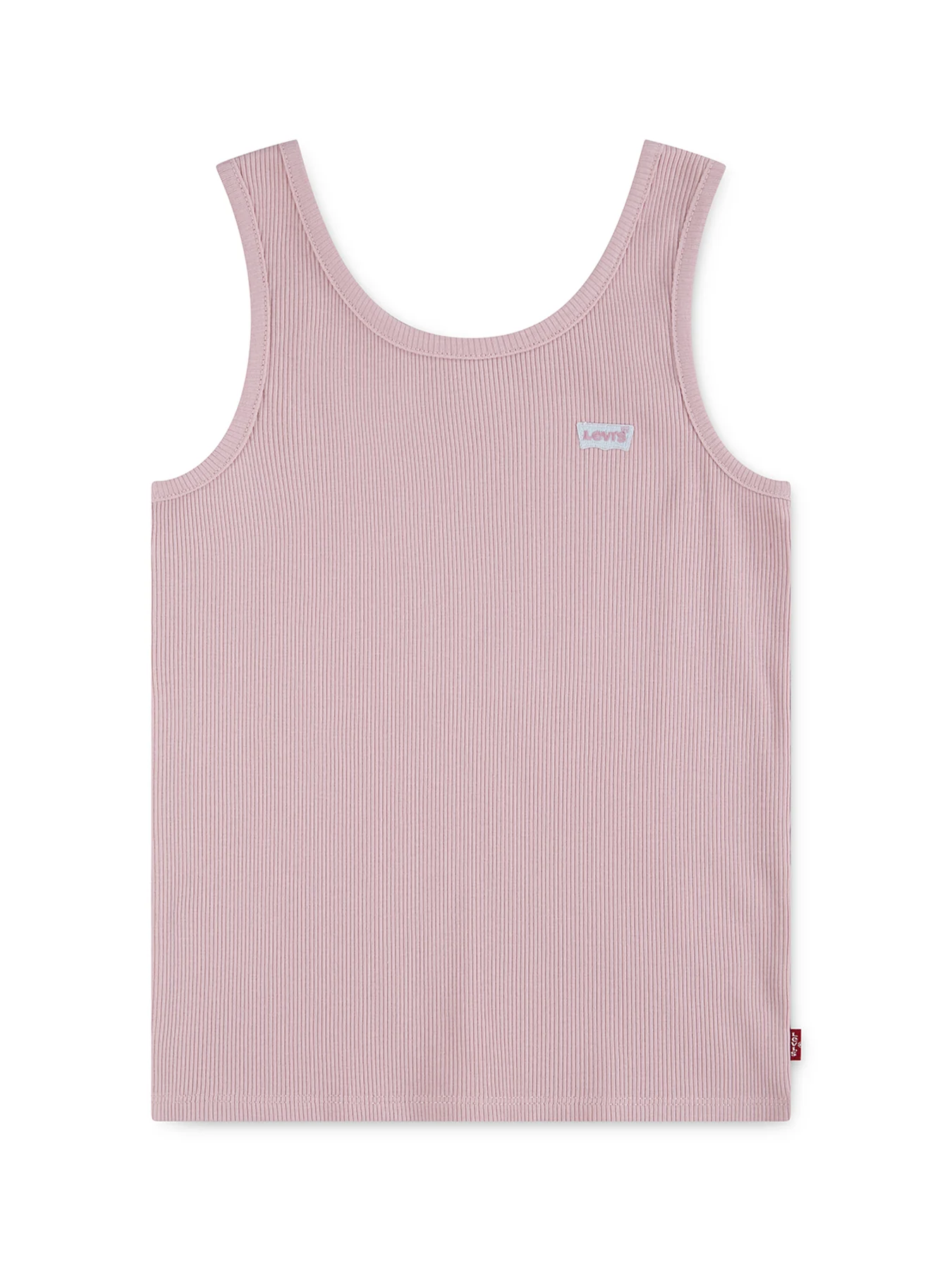 Kids’ Meet and Greet Ribbed Tank Coral Blush