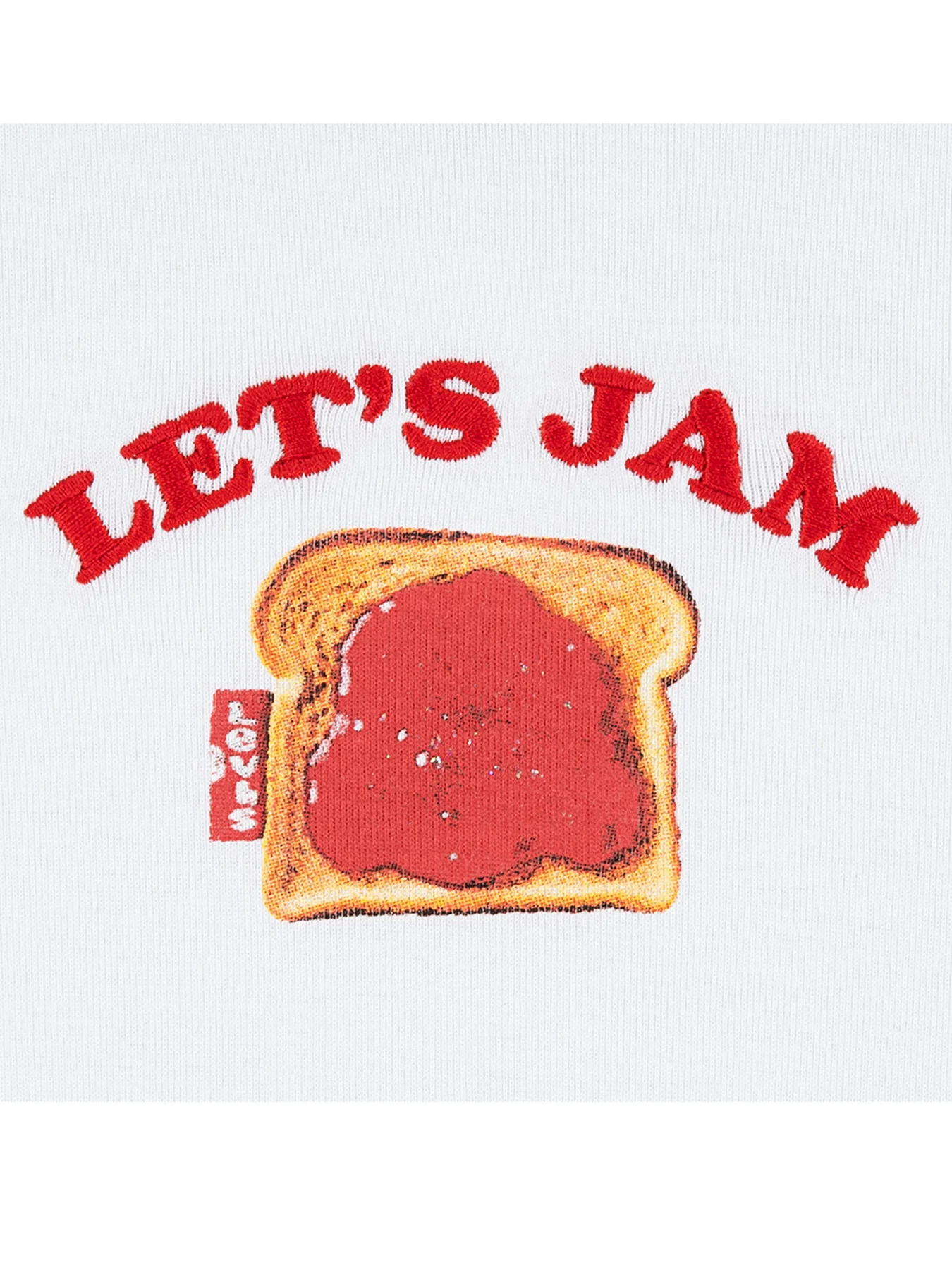 Kids' Rib Graphic T-Shirt White - Image 3