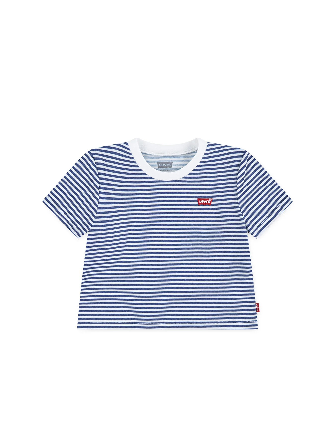 Baby Striped Batwing T-Shirt Navy