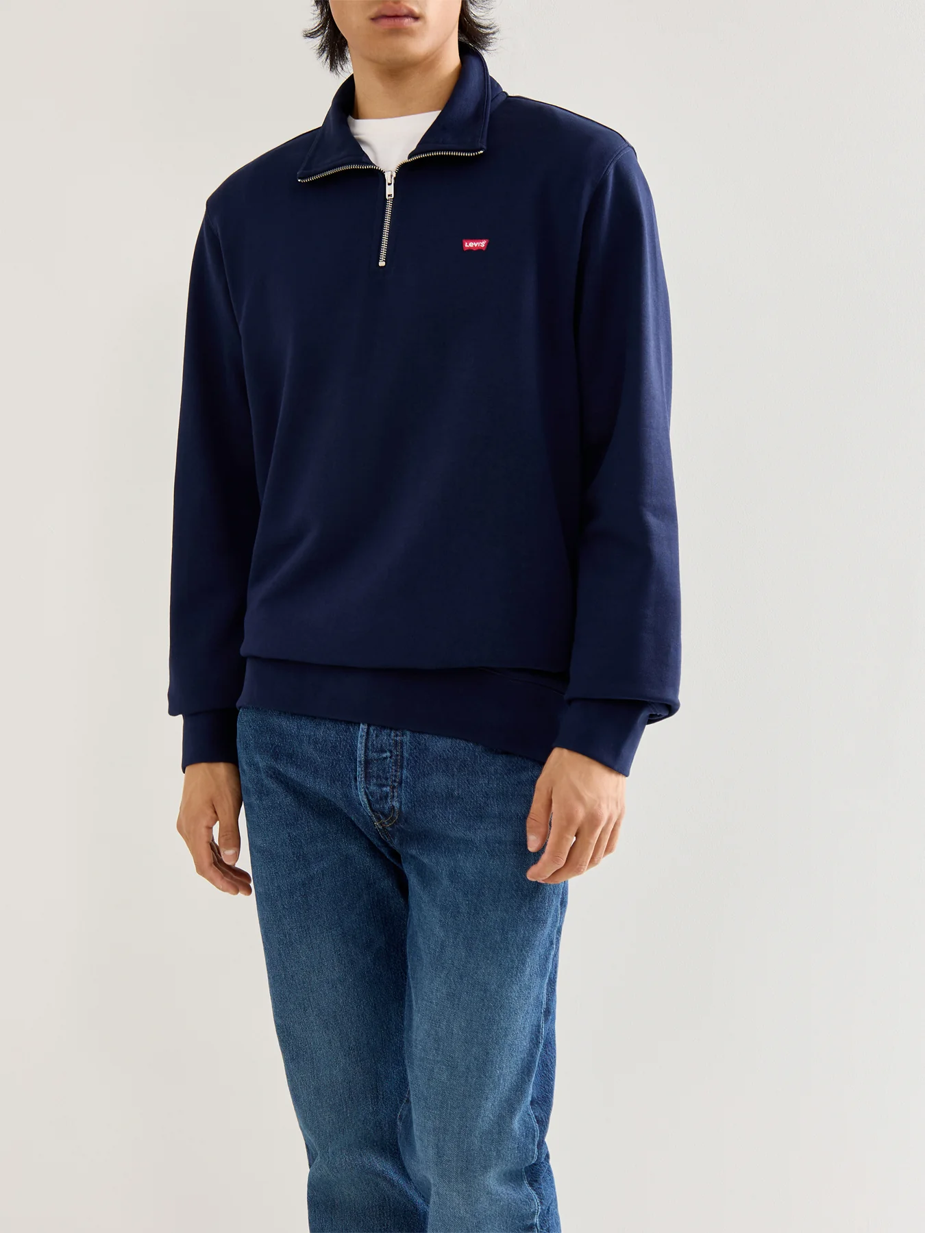 Original Hm 1/4 Zip Navy - Image 4