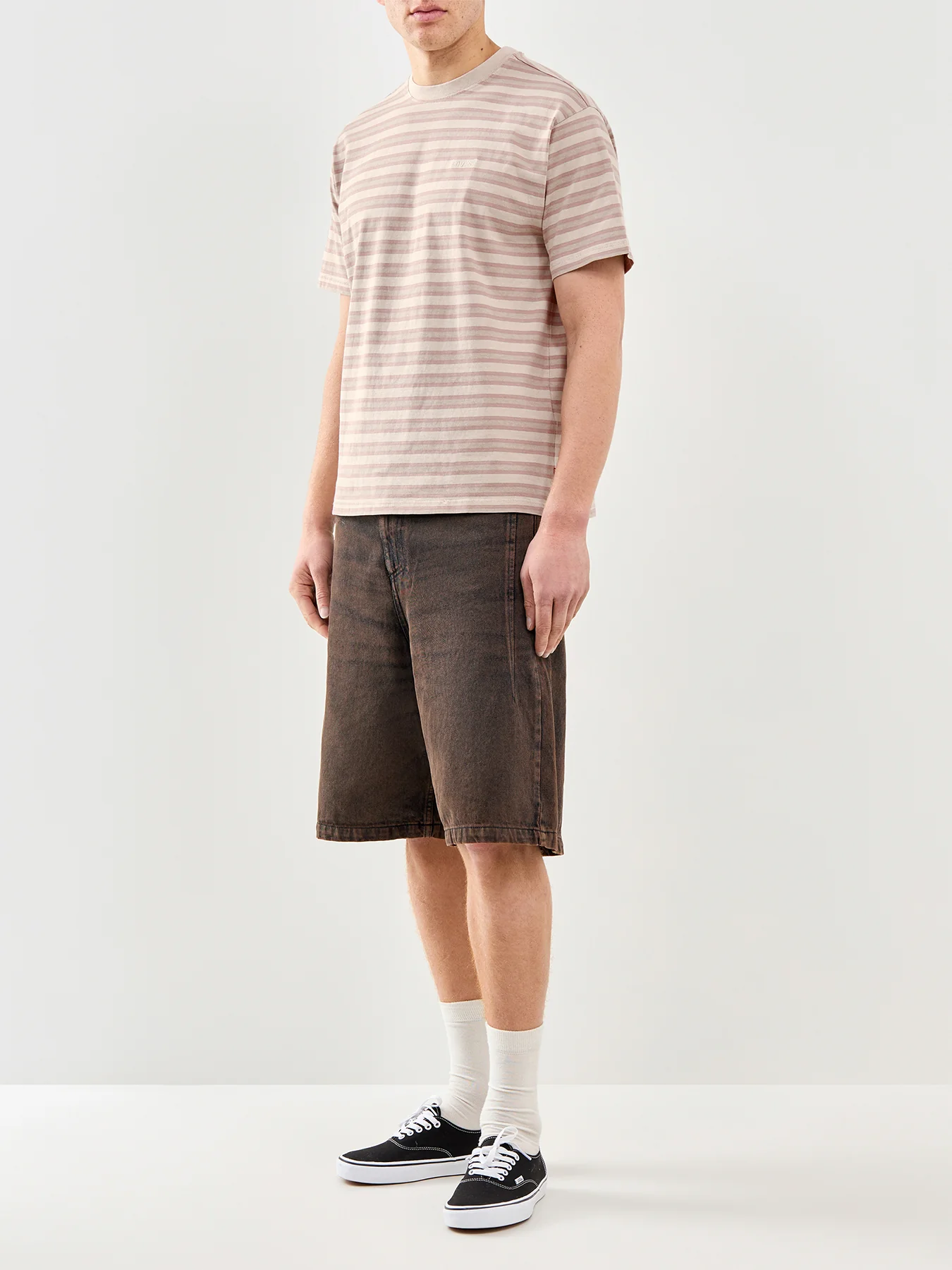 Red Tab Stripe T-Shirt Pink - Image 2