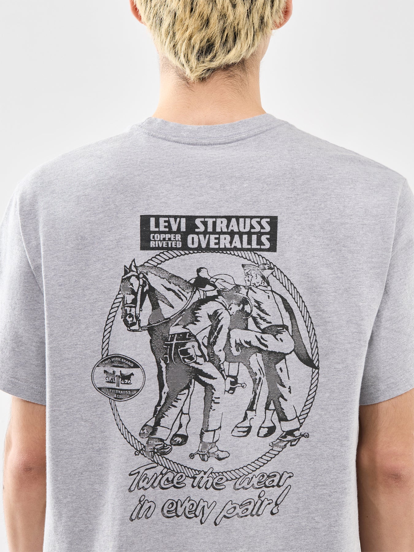 Relaxed Fit Graphic T-Shirt Grey - Image 2