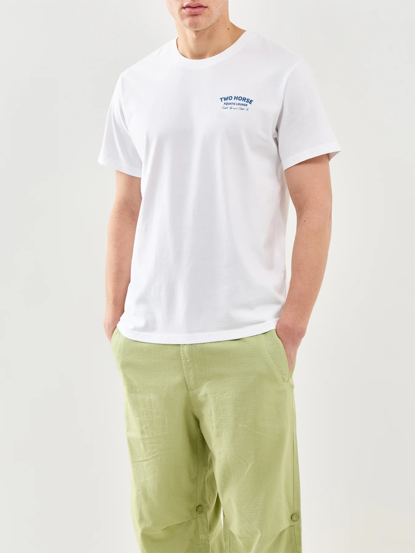Relaxed Fit Graphic T-Shirt White - Image 4