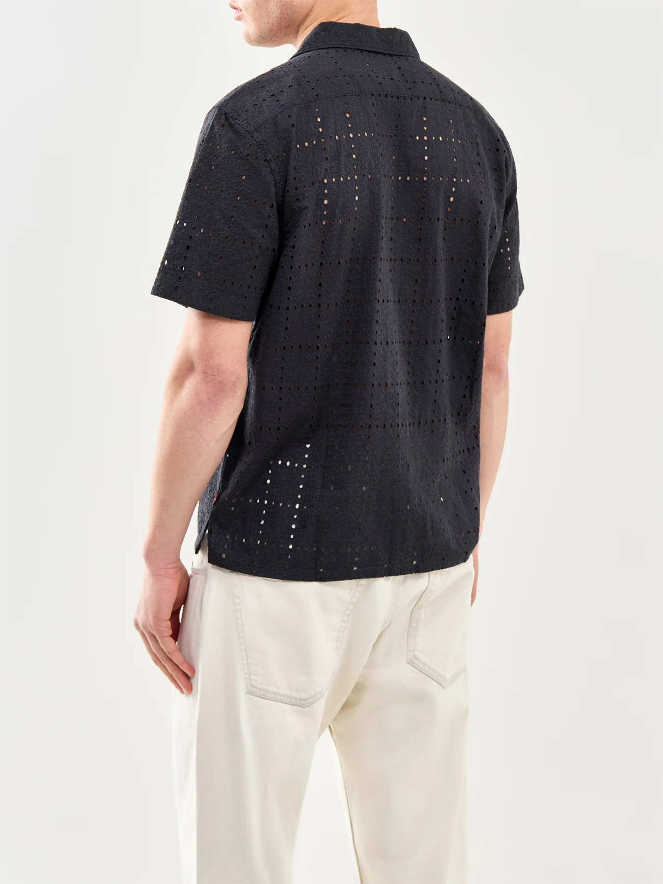 Sunset Camp Short Sleeve Shirt Black - Image 5
