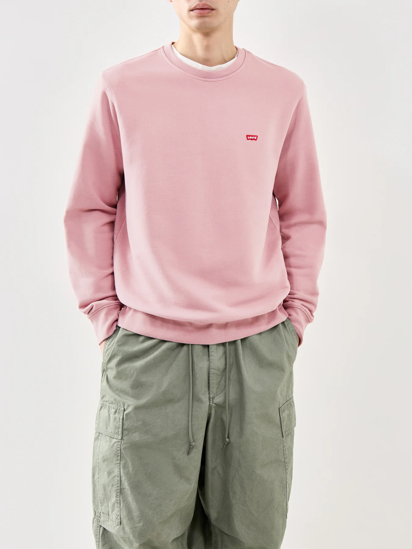 Original Crew Neck Sweatshirt Pink - Image 4