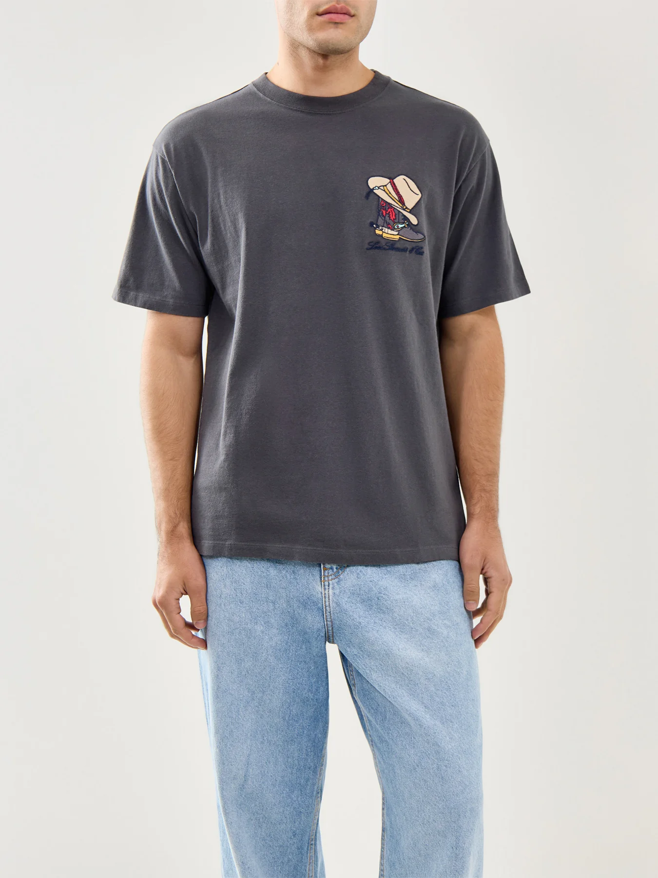 Vintage Fit Graphic Tee Horseshoe Bison - Image 4