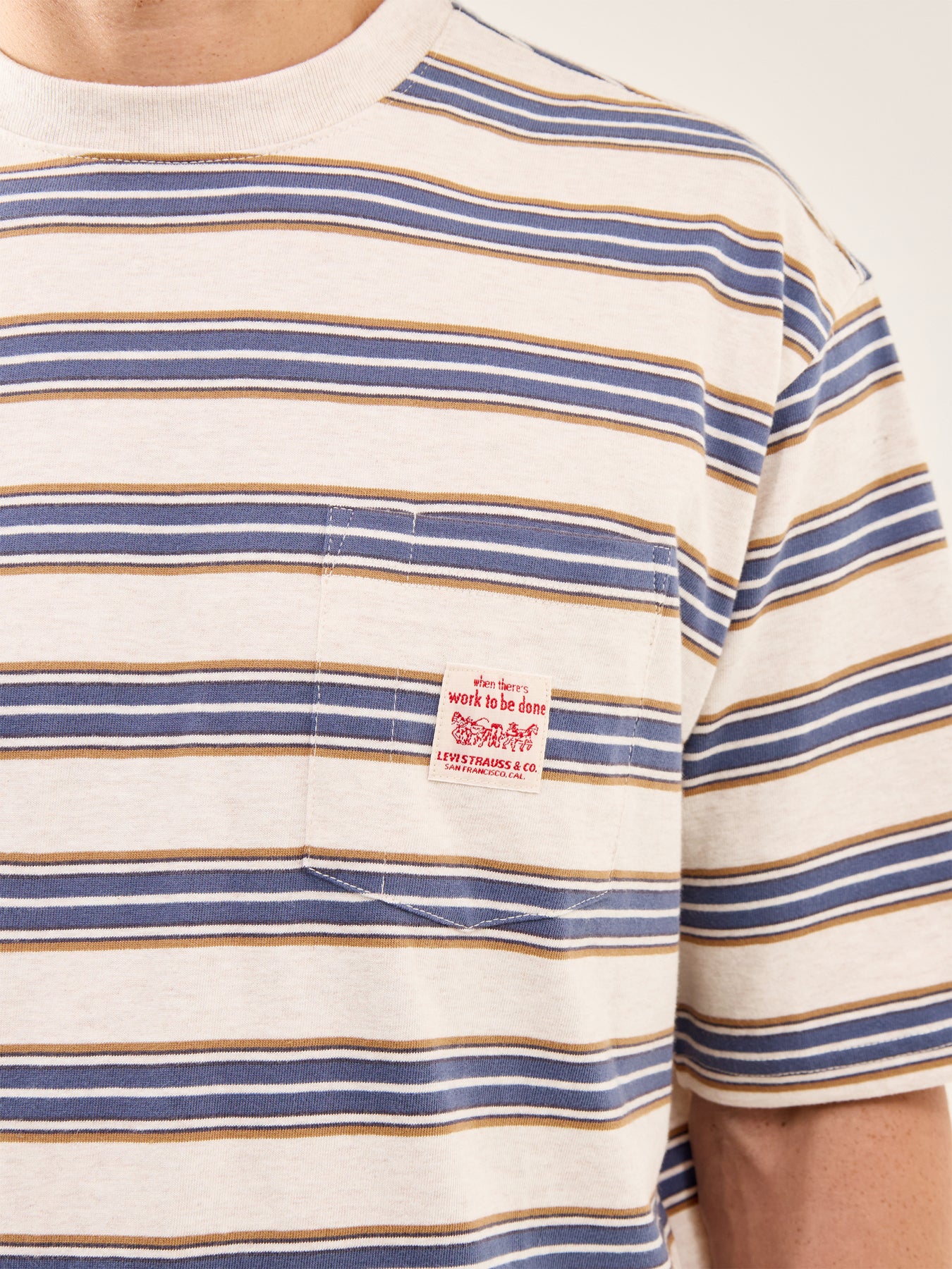 Workwear Stripe T-Shirt - Image 3