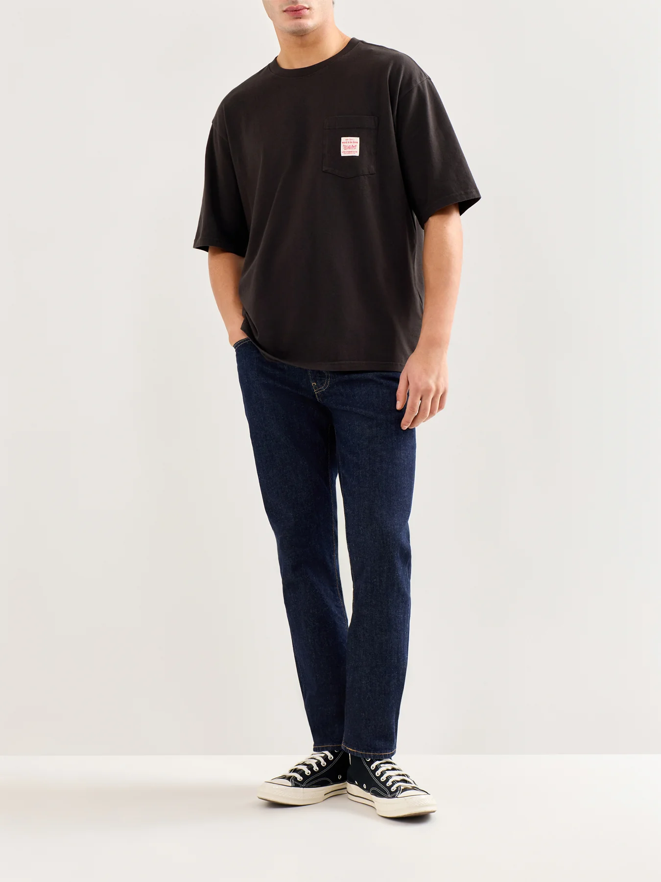 Workwear Short Sleeve Tee Black - Image 2
