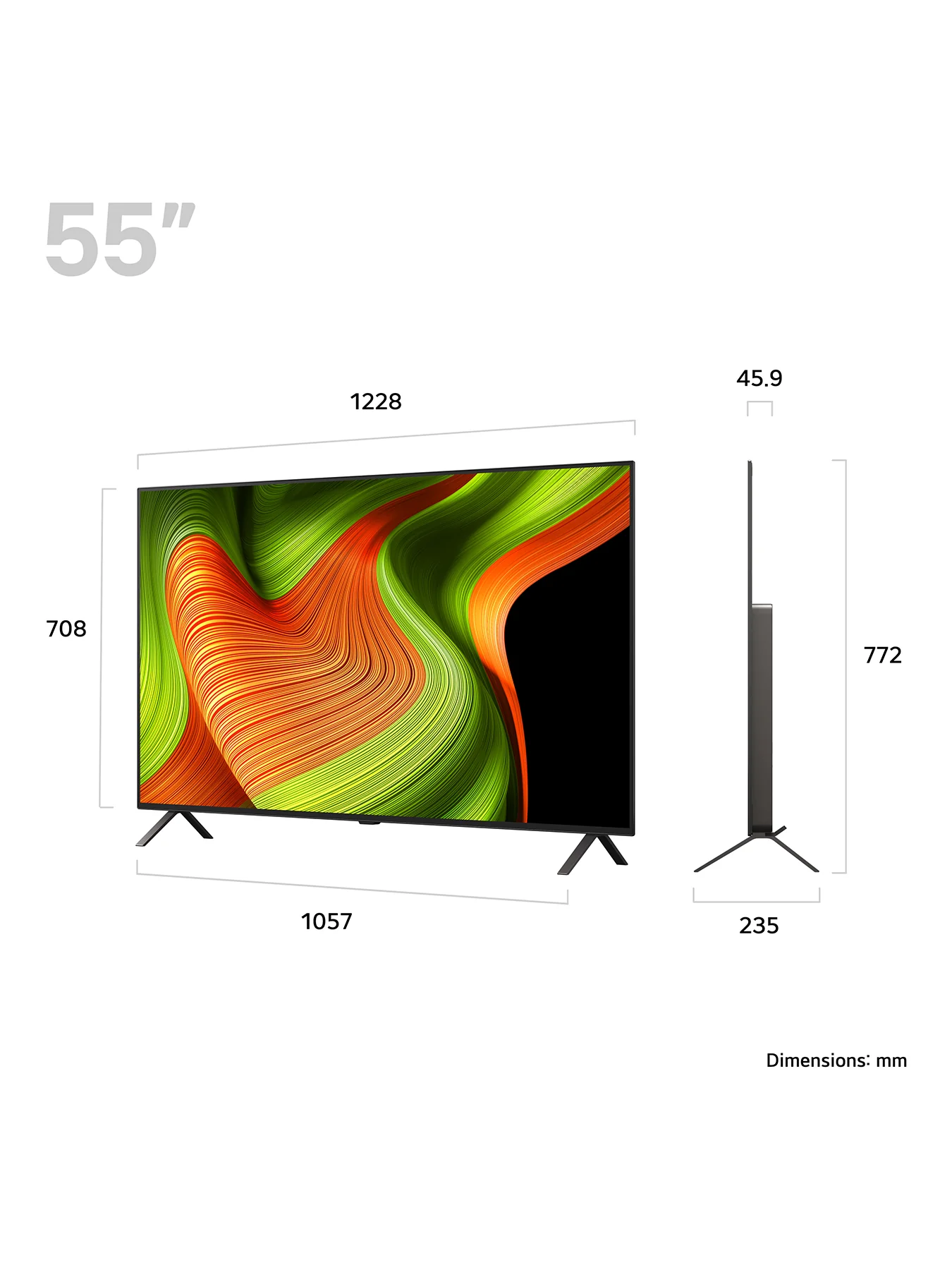 OLED55B56LA 55 Inch OLED AI 4K Smart TV (2025) - Image 3