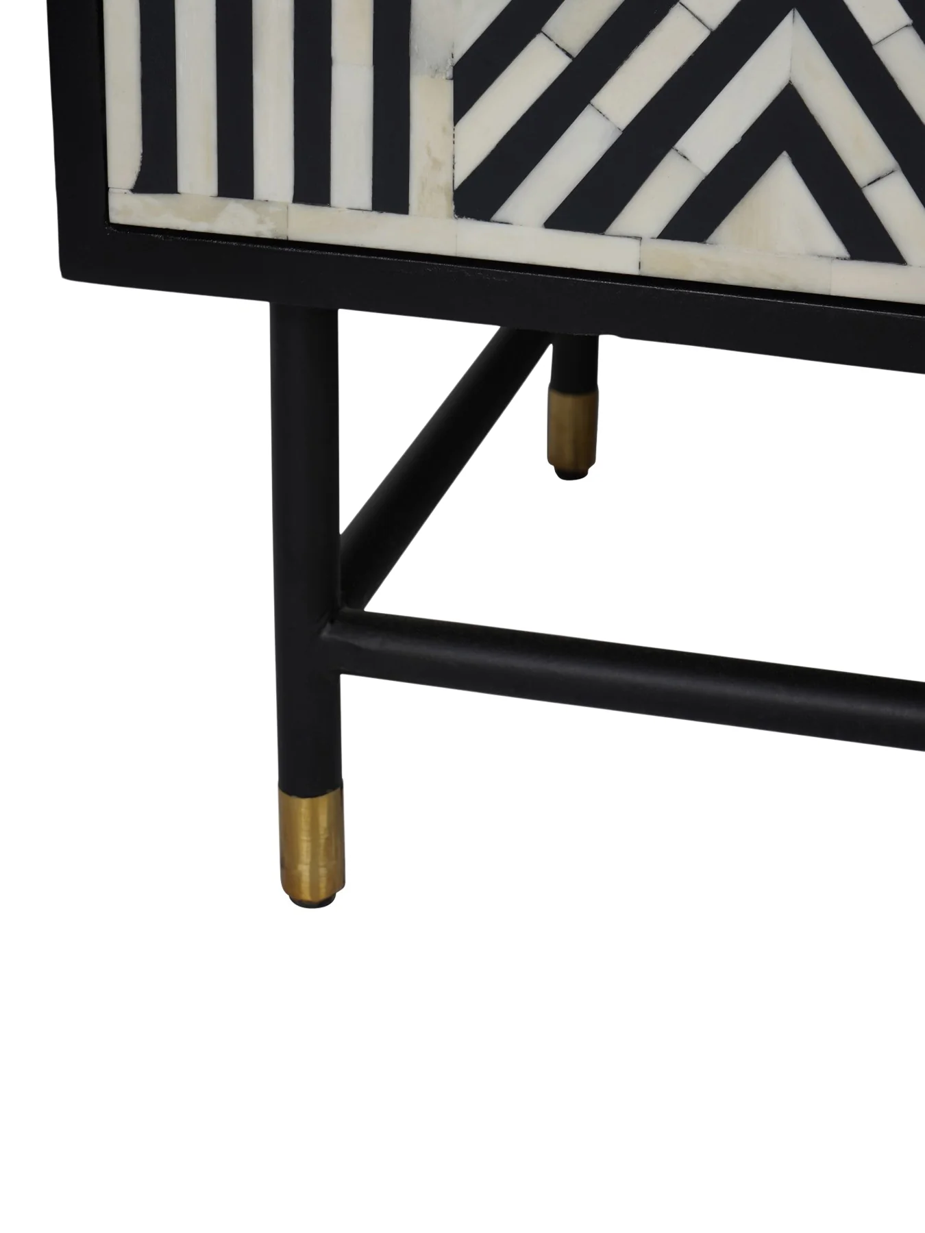 Delaney Bone Inlay Four Door Buffet Cabinet - Image 4