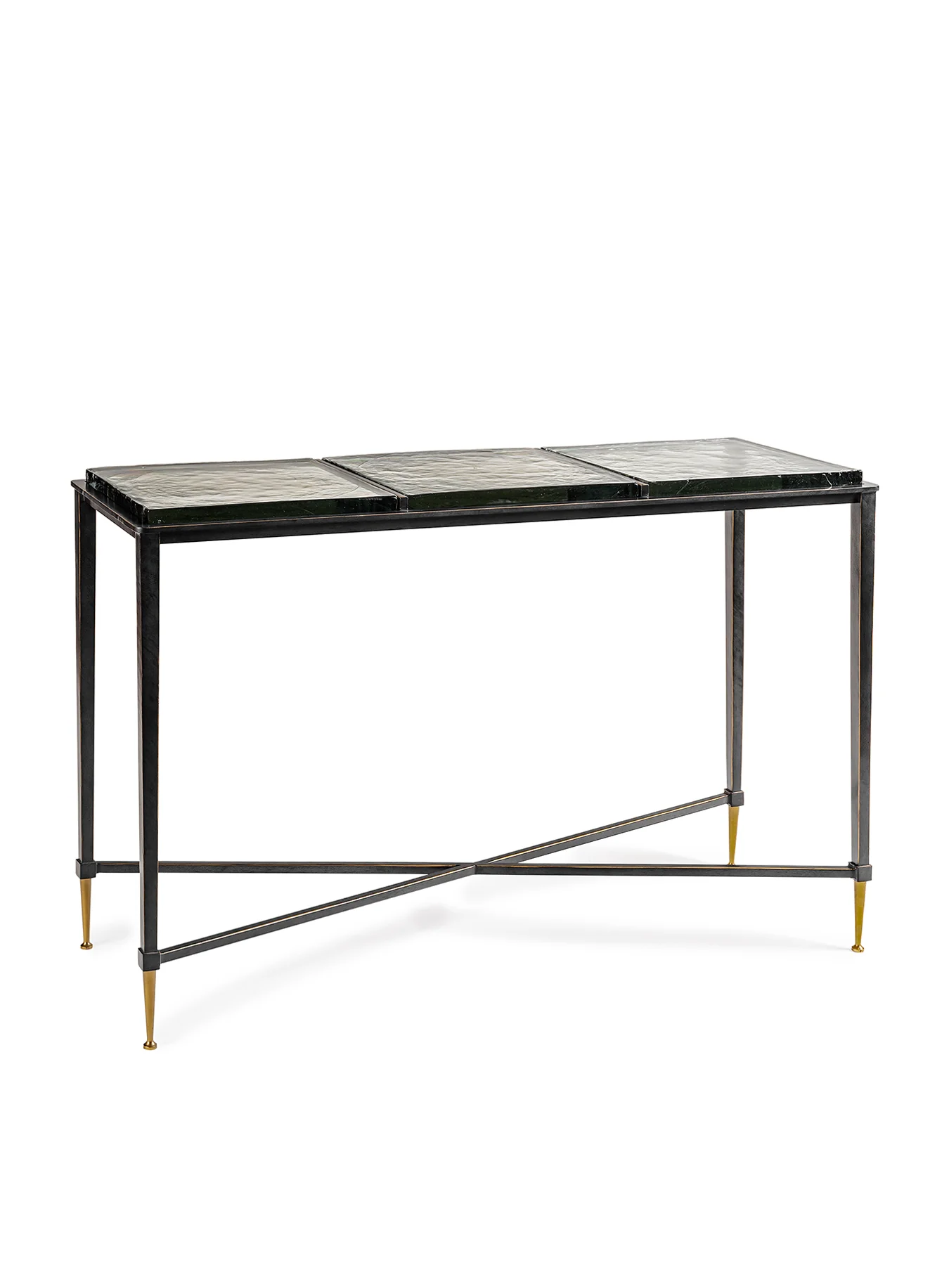 Stella Square Glass Console Table - Image 2