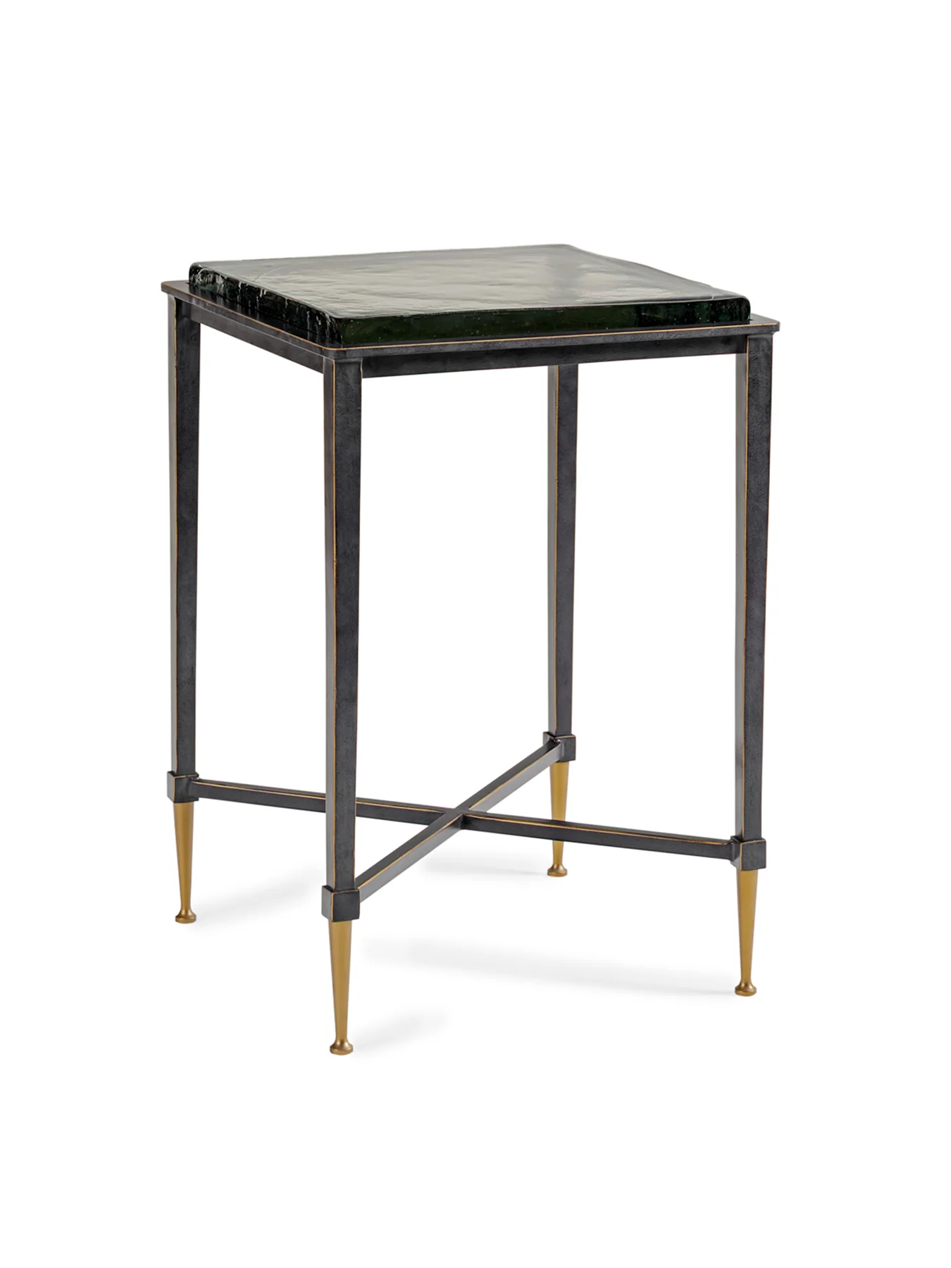 Stella Square Glass Side Table - Image 3