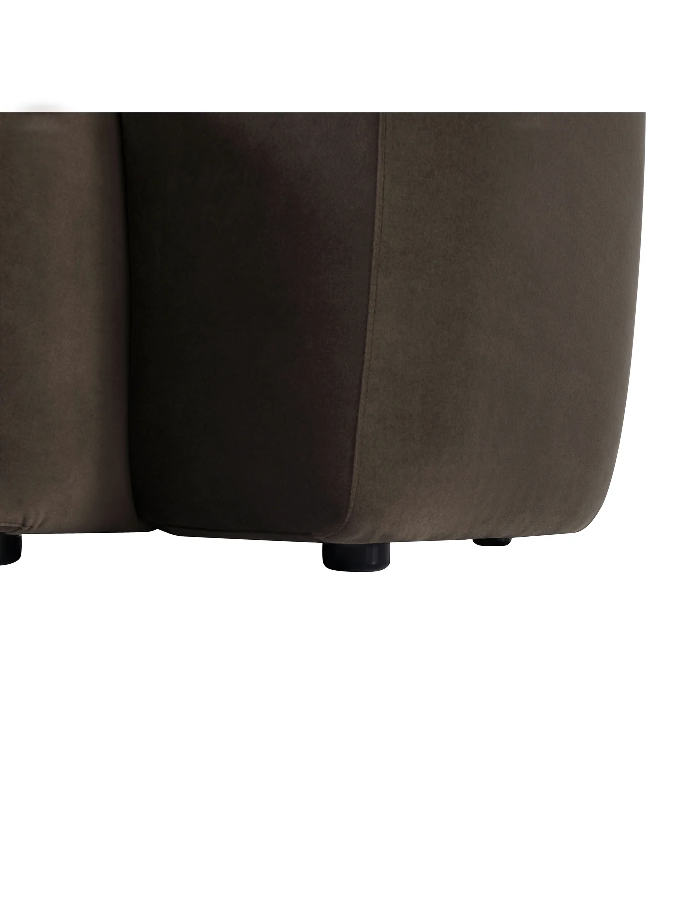 Wicklow Sofa In Brown Velvet - Image 4