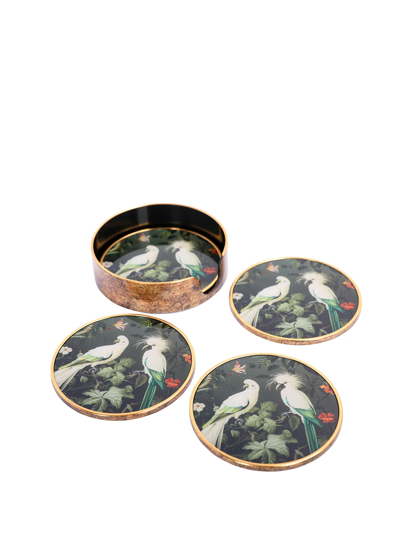 Tropical Birds Coaster Set - Image 2
