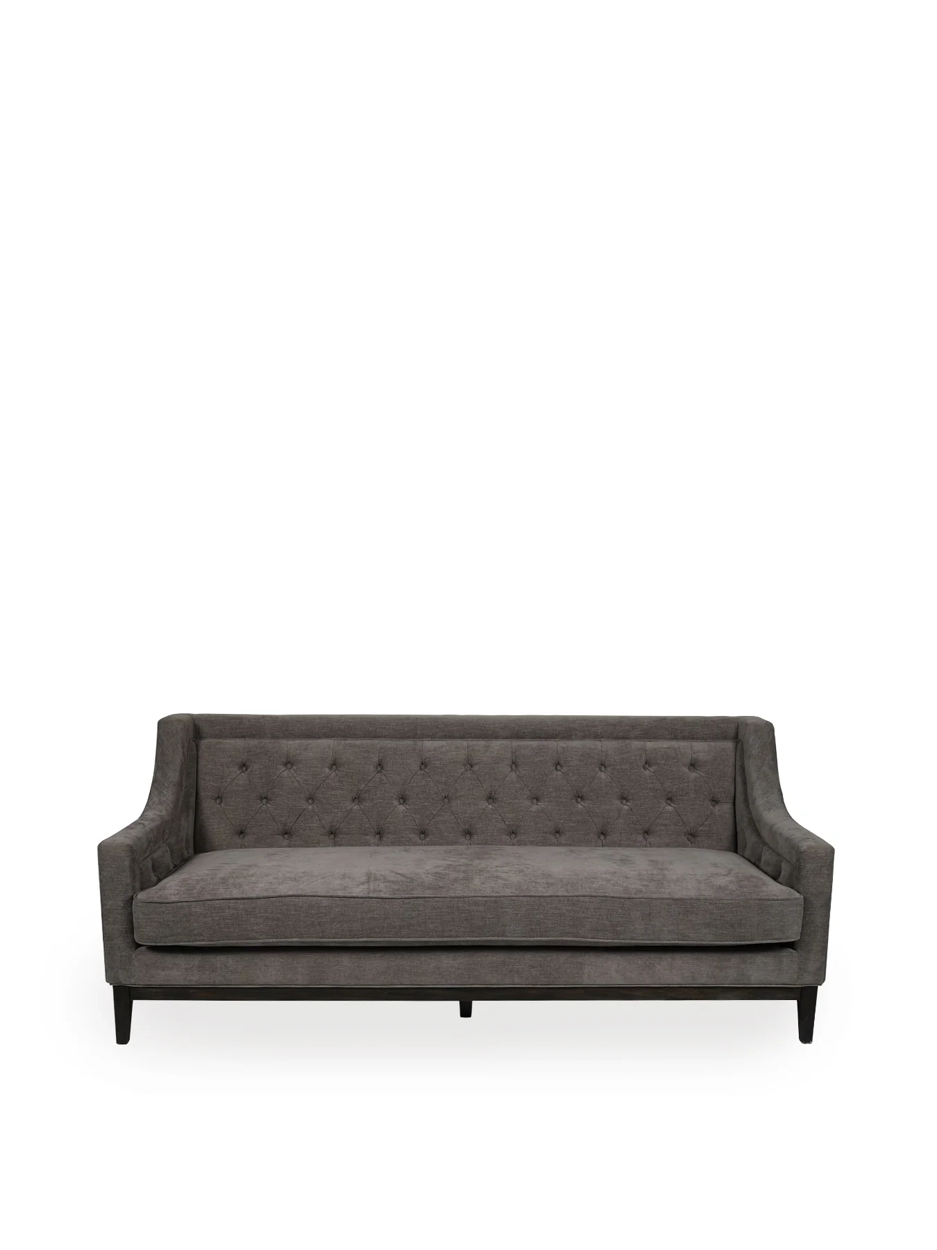 Theodore Buttoned Sofa Warm Grey 200cm