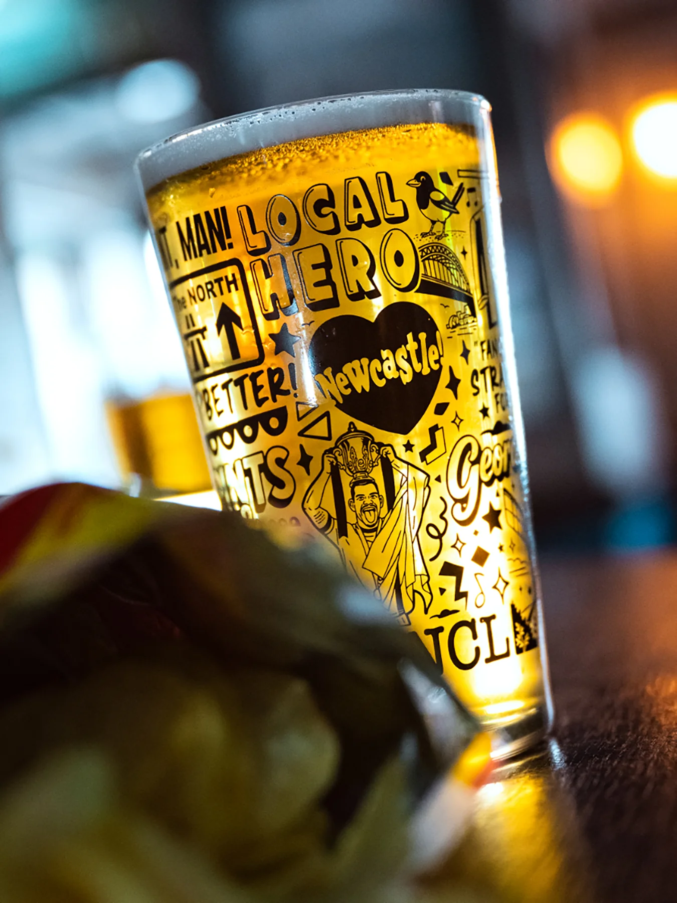 Lines Behind Beer Glass - Image 3