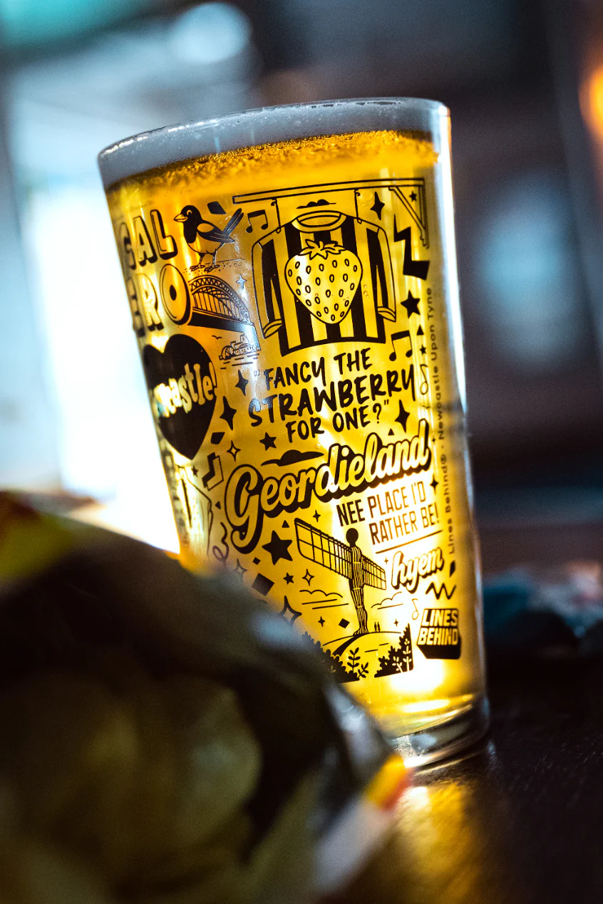 Lines Behind Beer Glass - Image 7