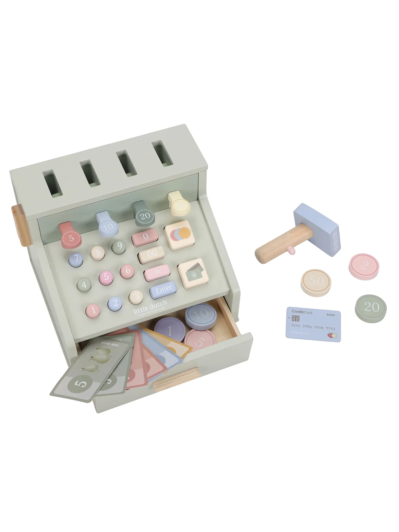 Wooden Toy Cash Register - Image 3
