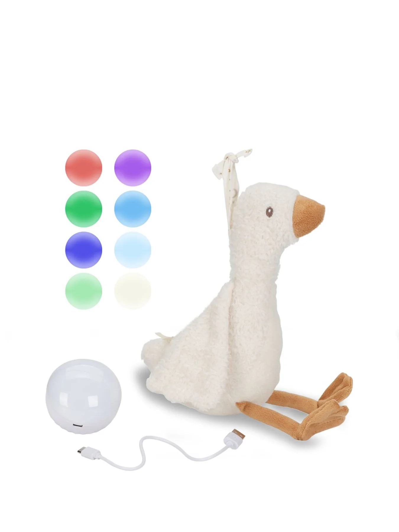 Baby Goose Soft Night Light with Sounds
