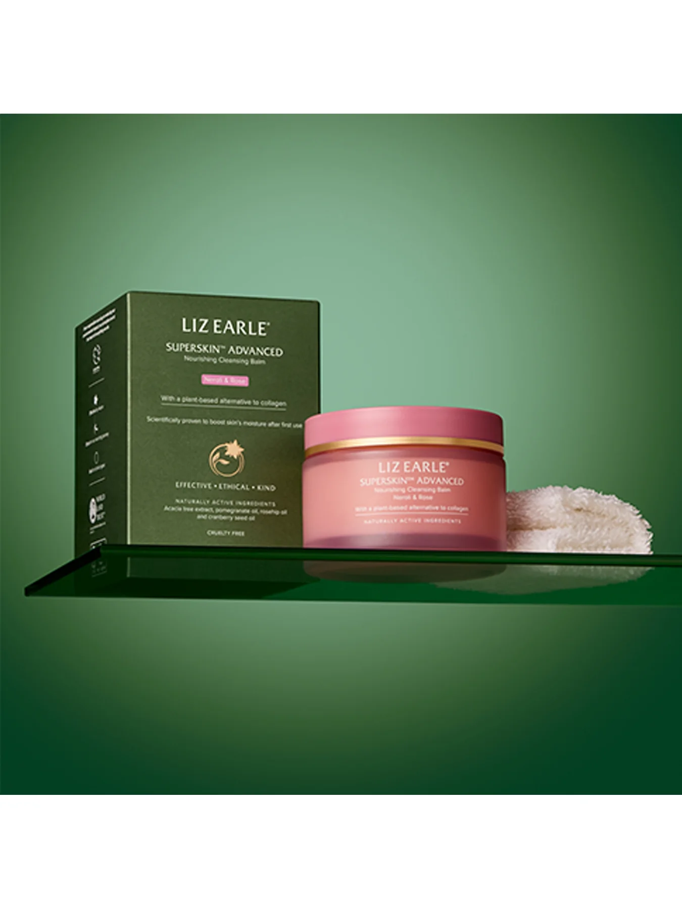 Superskin Advanced Nourishing Cleansing Balm & Cloth Neroli & Rose Edition 100ml - Image 2