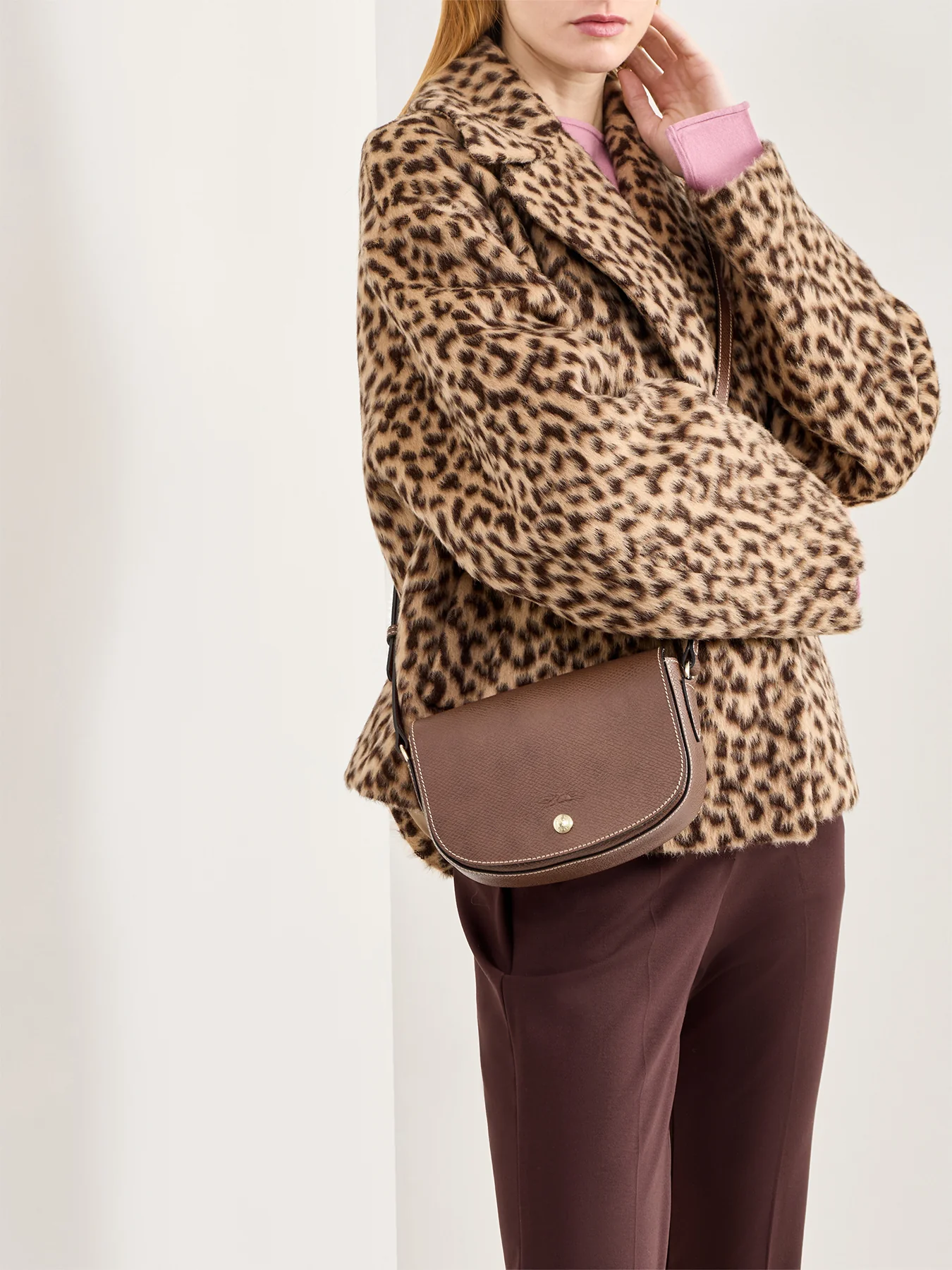 Epure Small Crossbody Bag Brown - Image 2
