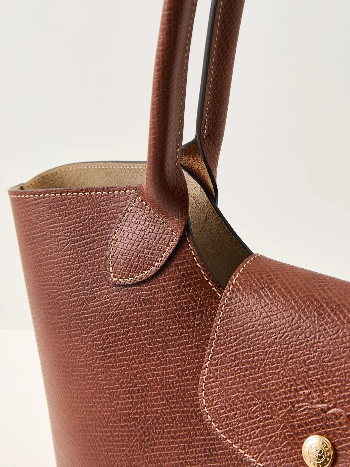 Epure Large Shoulder Bag Brown - Image 5