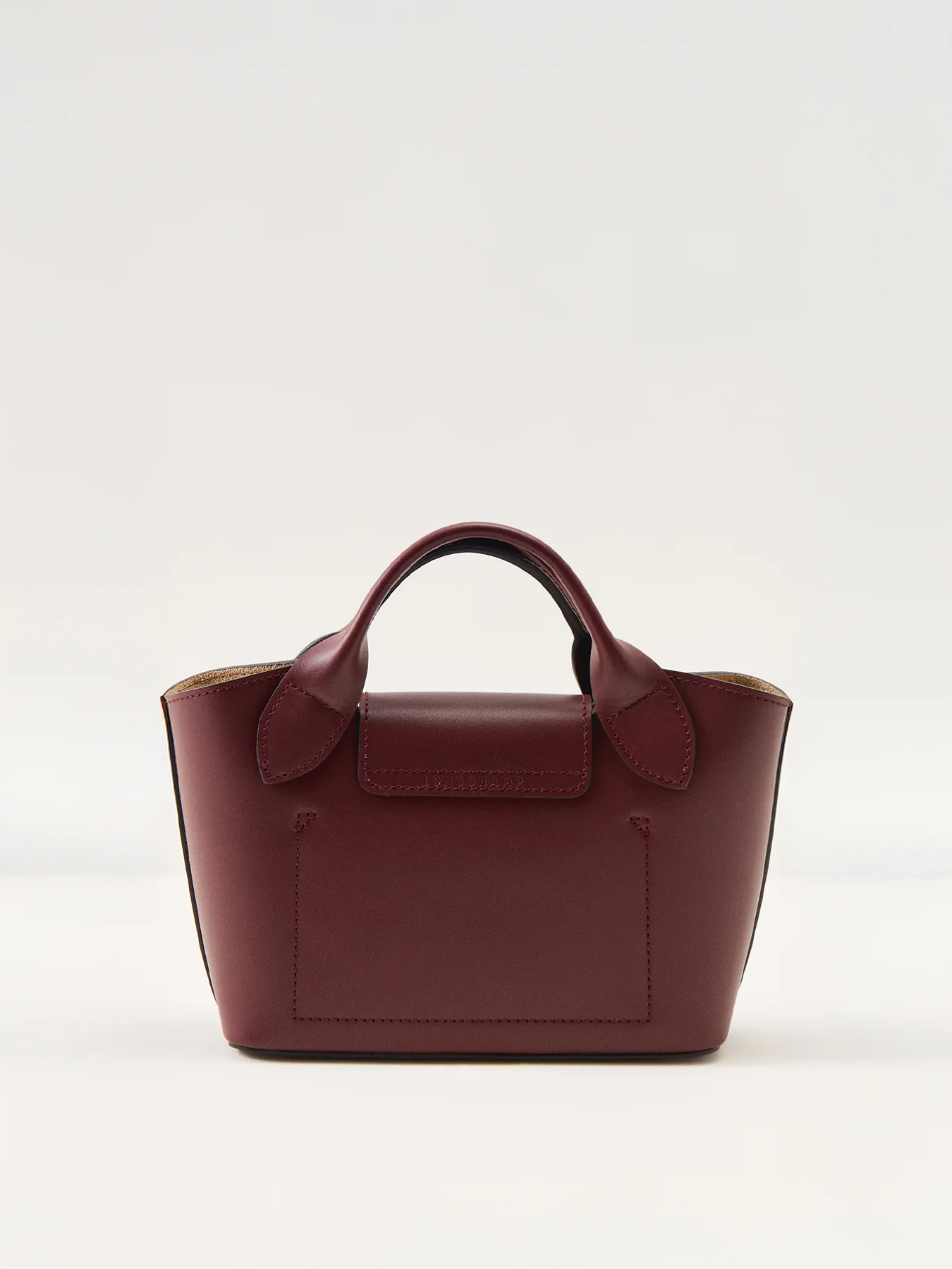 Epure Extra Small Timeless Tote Bag Burgundy - Image 3